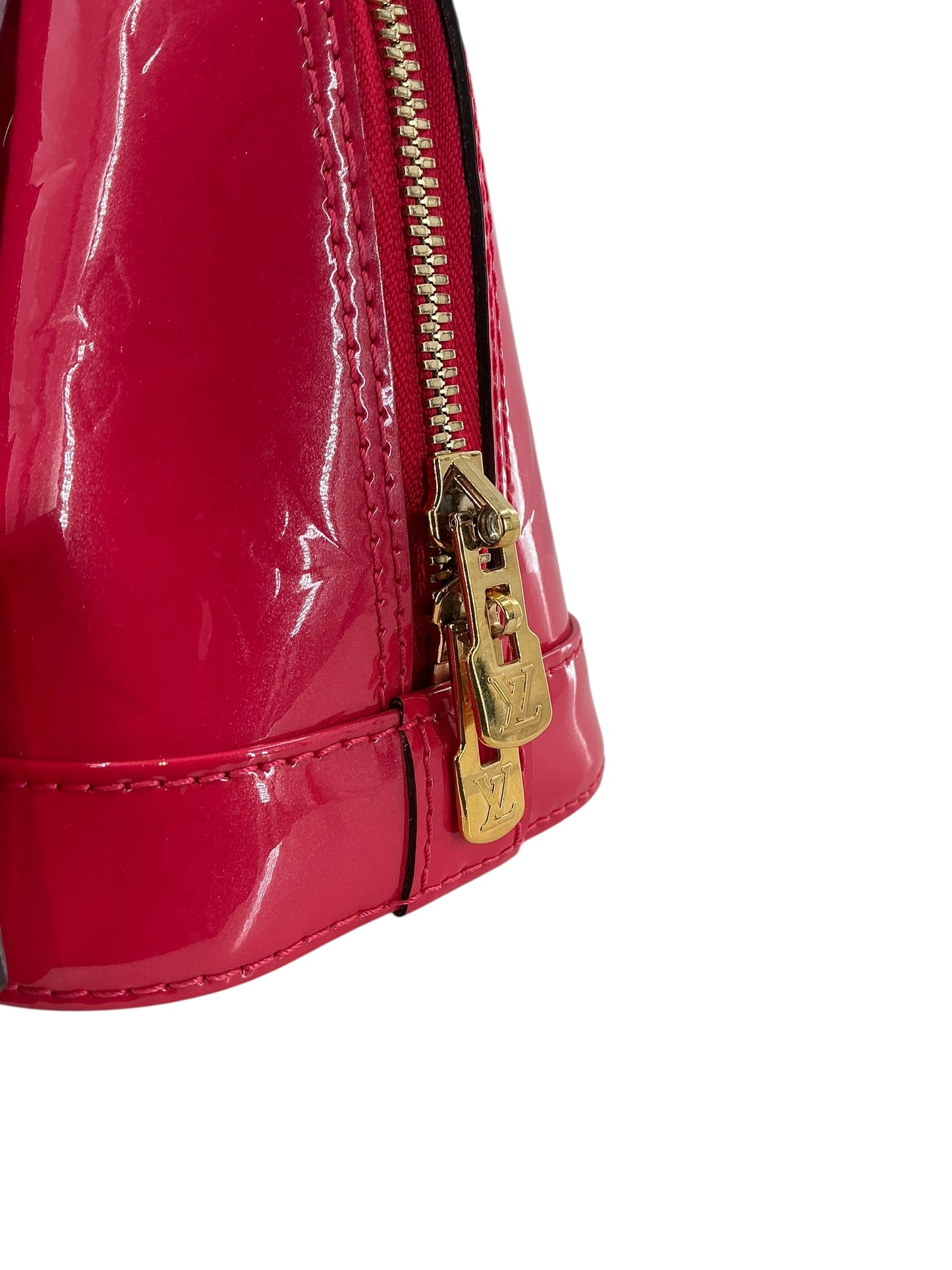 Louis Vuitton Vernis Alma BB Pomme D'Amour Bag