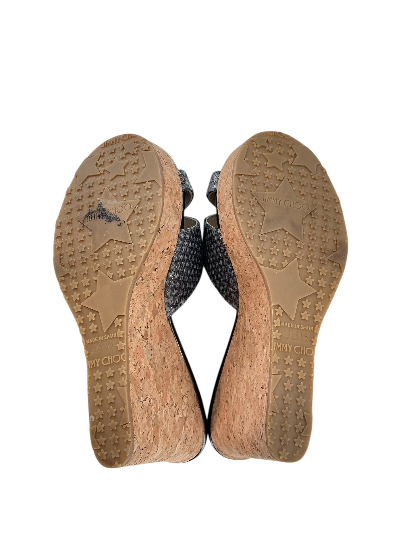 Jimmy Choo Panna Cork Wedge Sandals