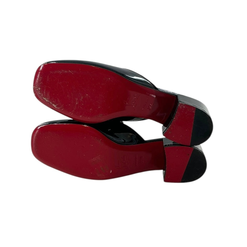 Christian Louboutin Barry Patent Leather Mules