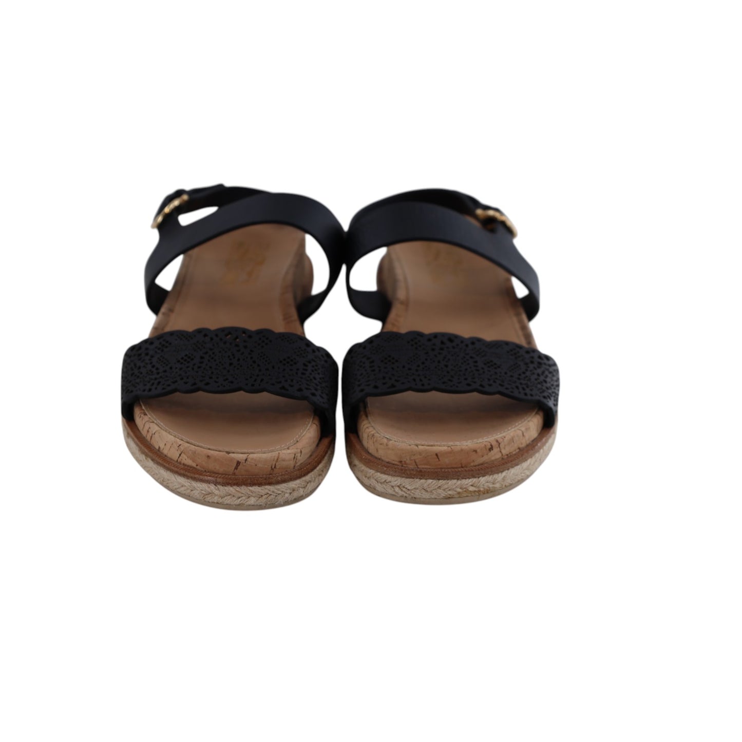 Ferragamo Black and Brown Sandals
