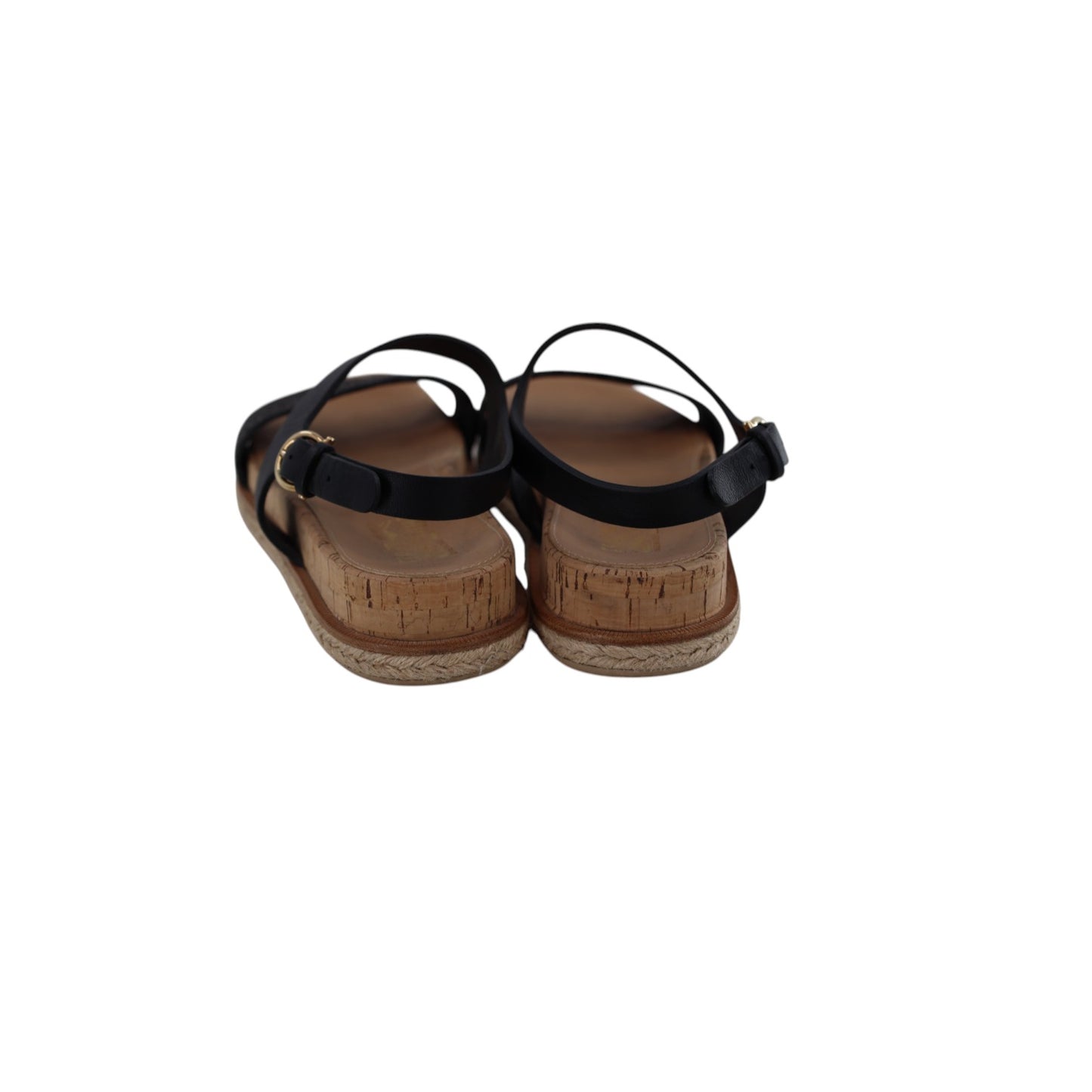 Ferragamo Black and Brown Sandals