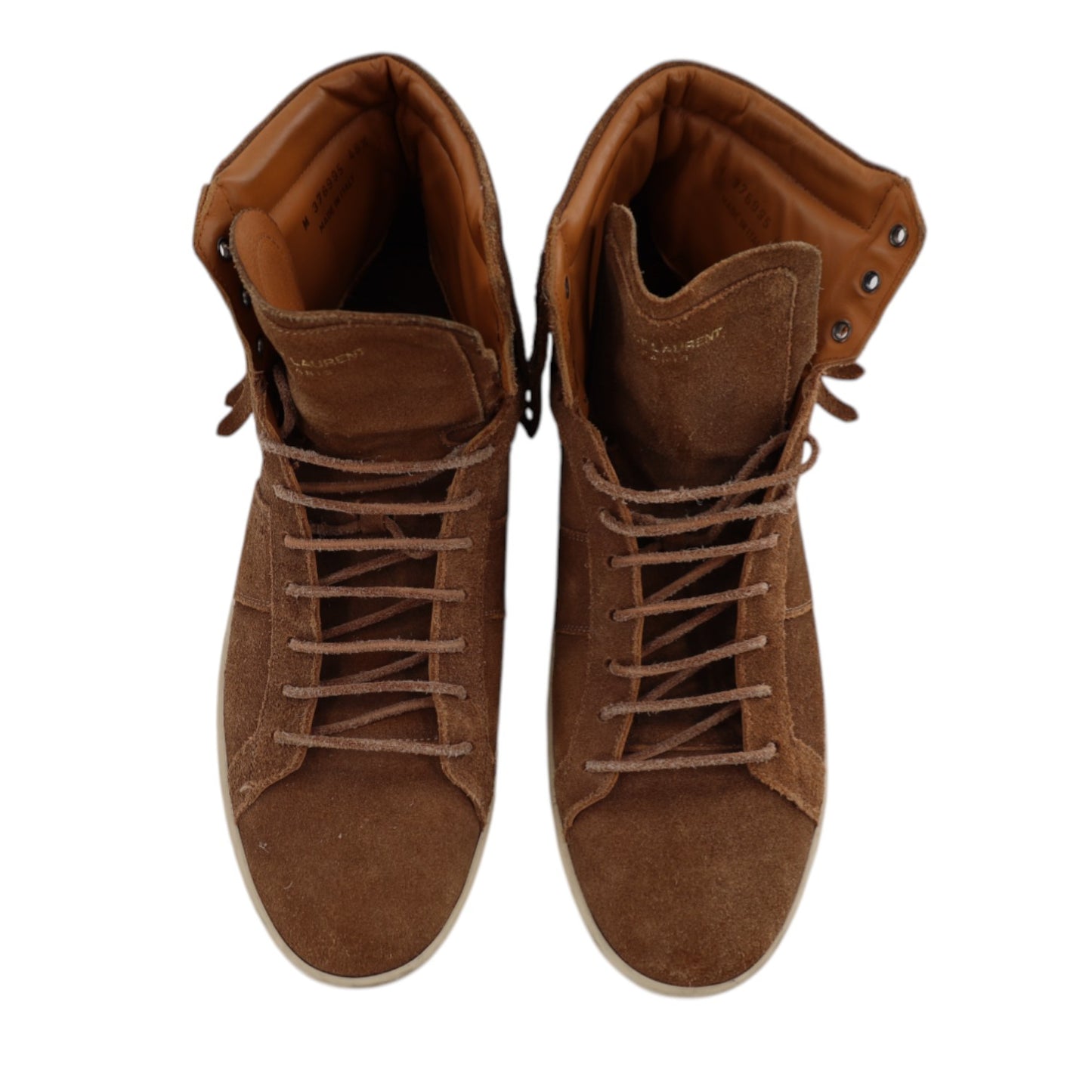 Saint Laurent Fringe Trim Sneakers