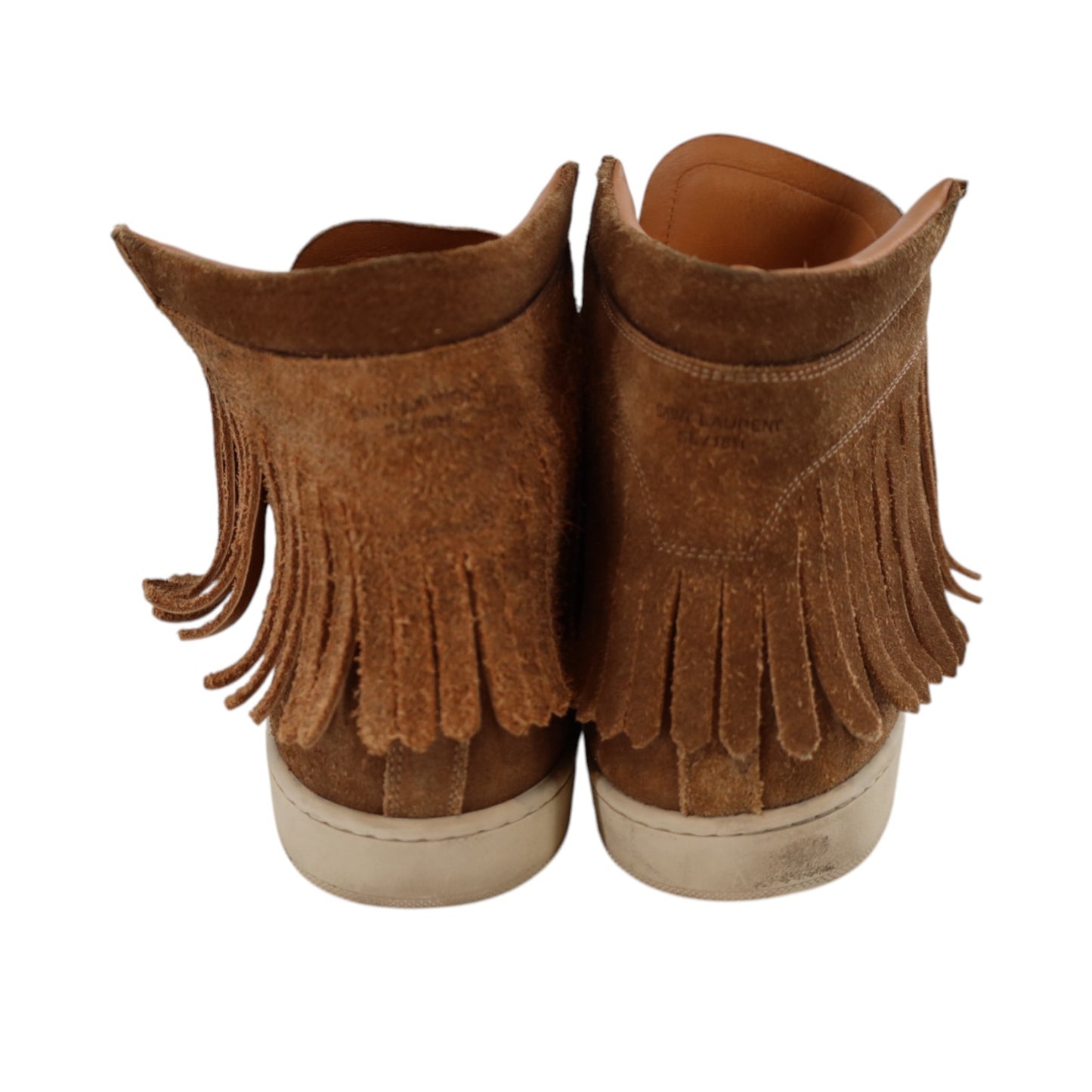 Saint Laurent Fringe Trim Sneakers