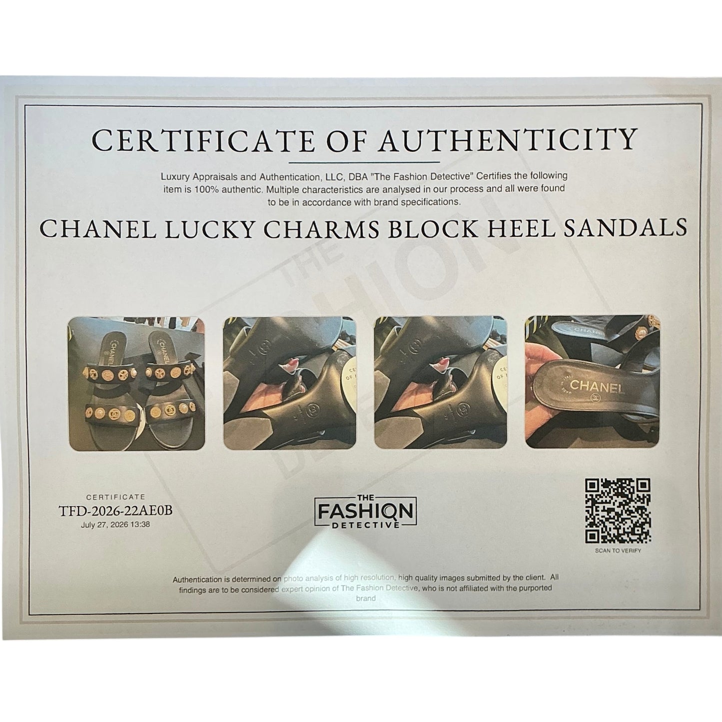 Chanel Embellished Leather Button Slide Sandals