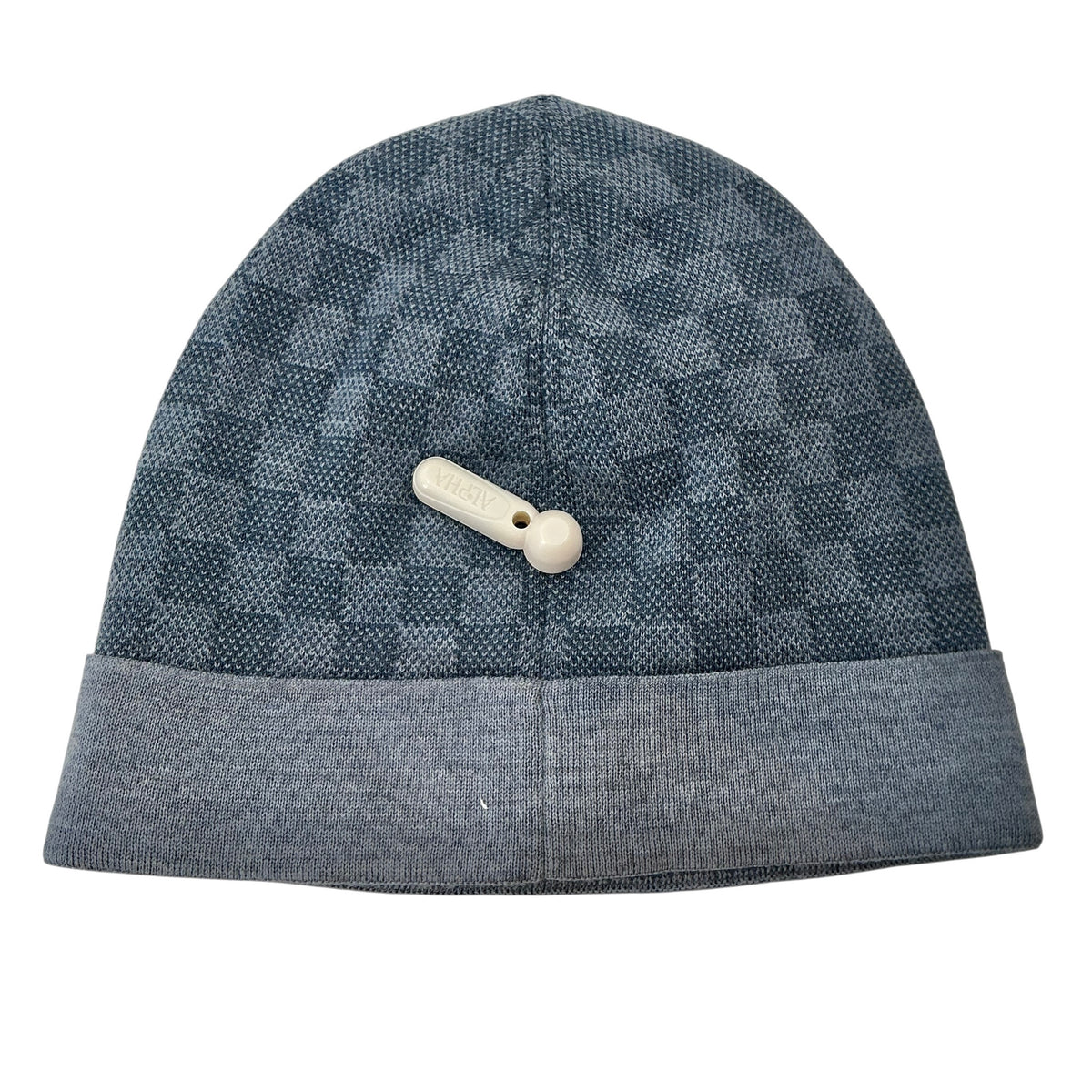 Louis Vuitton Néo Petit Damier Wool Beanie Hat - Light Gray