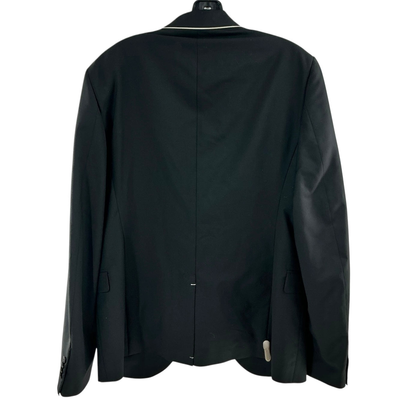 Valentino Single-Breasted Contrast Piping Blazer