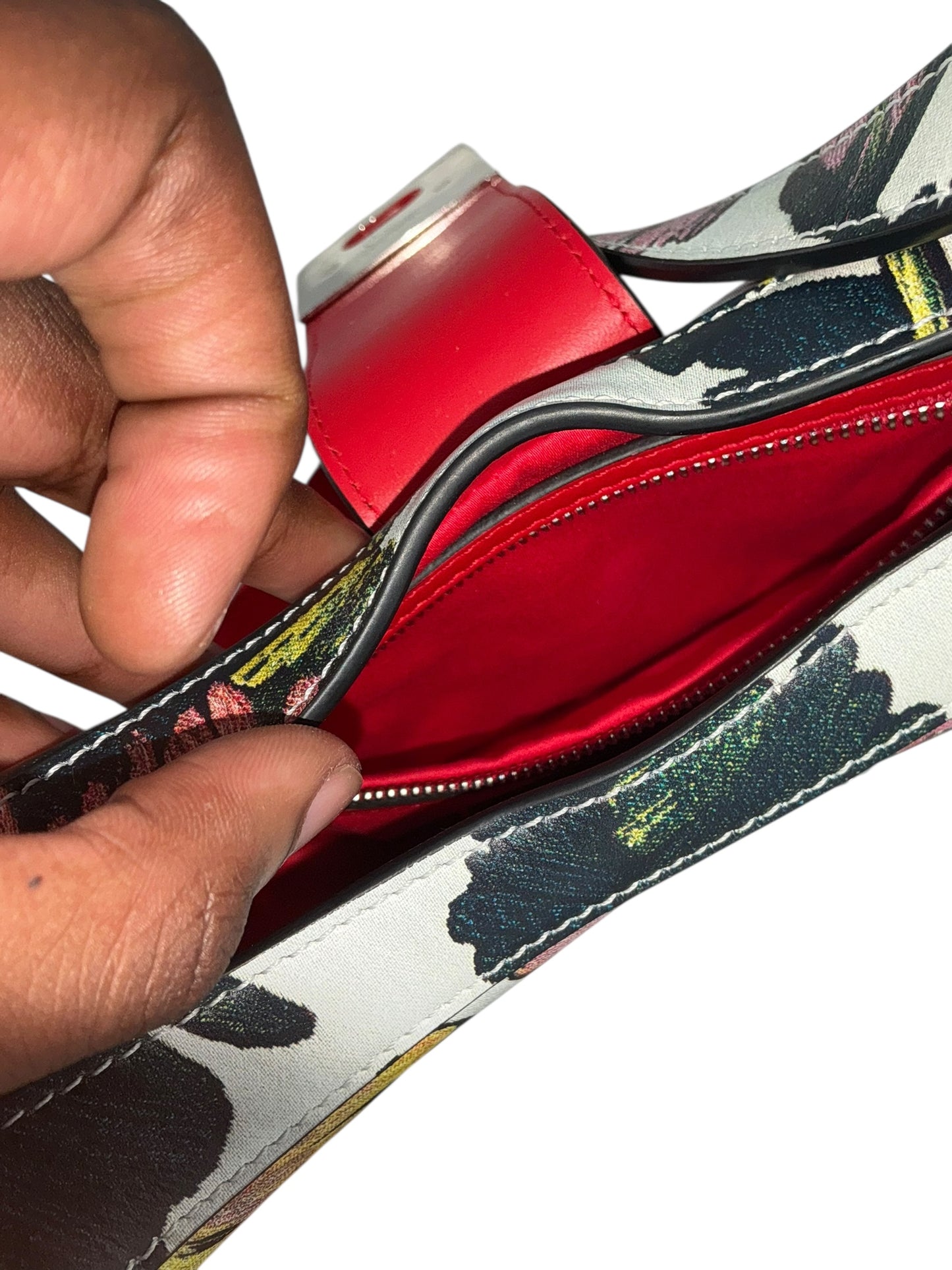 Christian Louboutin Carasky Mini Floral Shoulder Bag