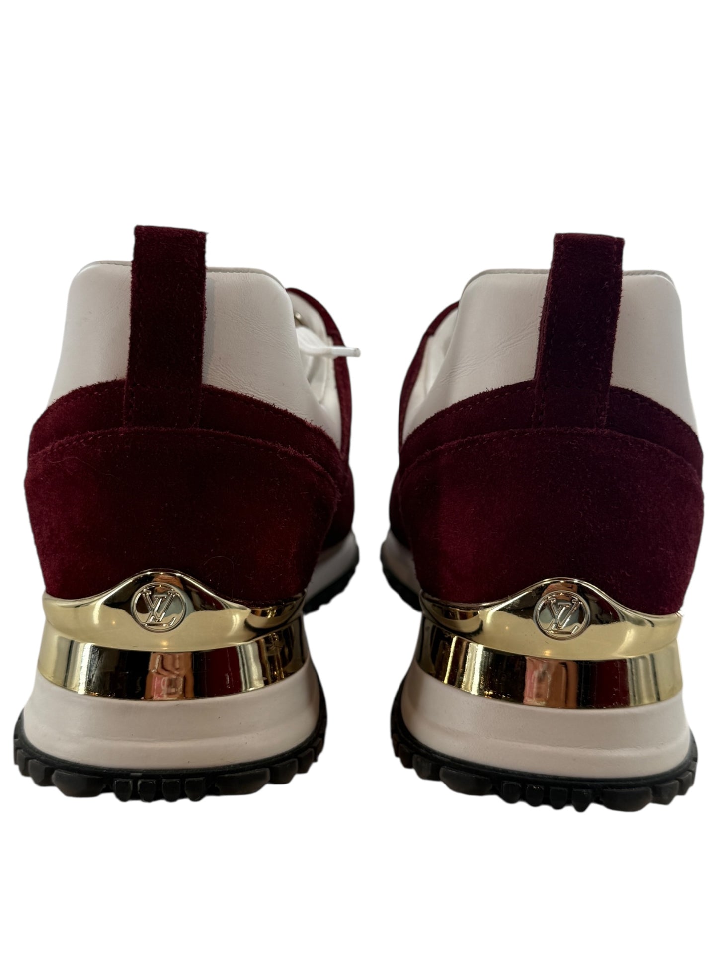 Louis Vuitton Suede Runaway Sneaker in Burgundy