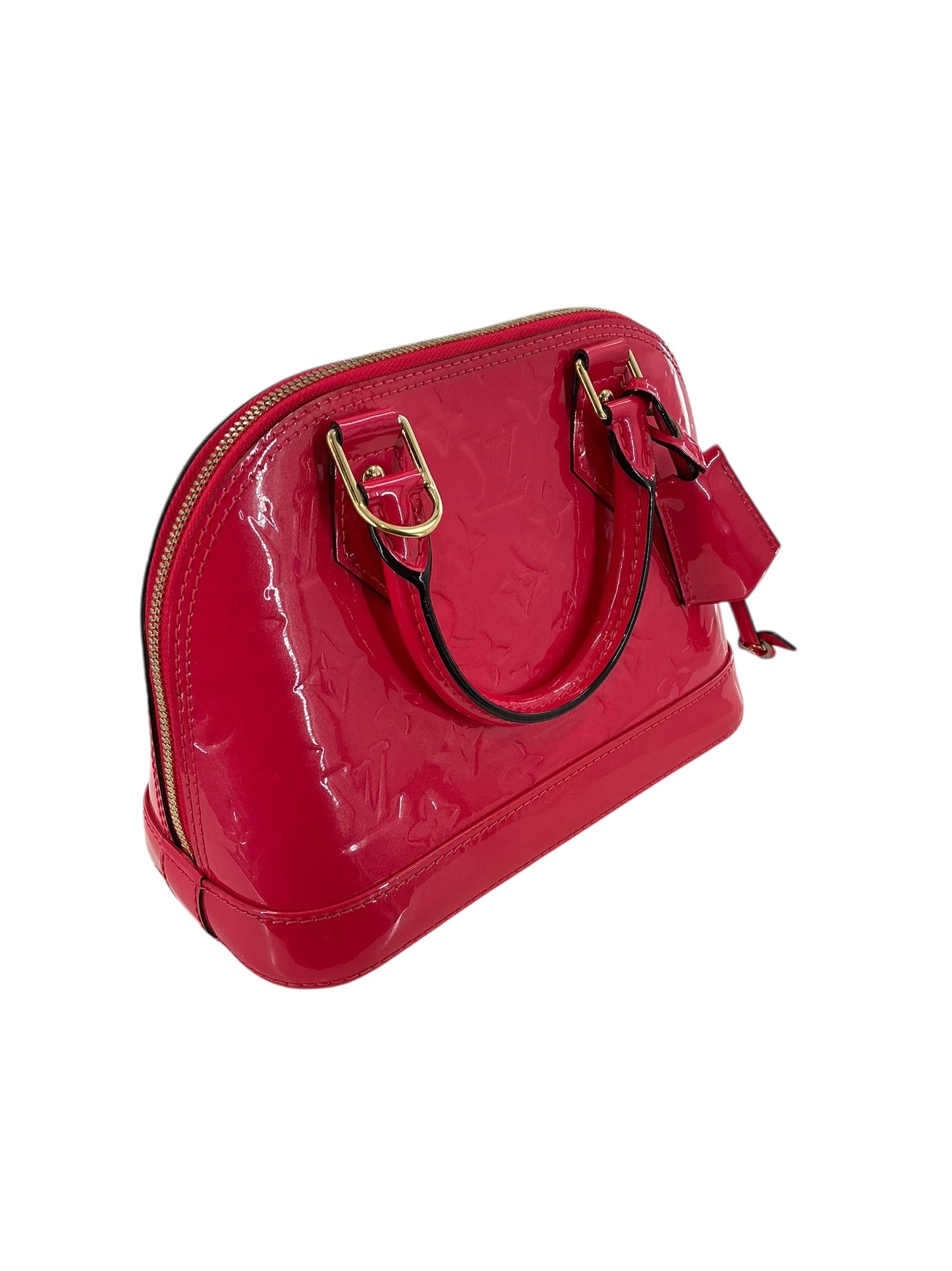 Louis Vuitton Vernis Alma BB Pomme D'Amour Bag