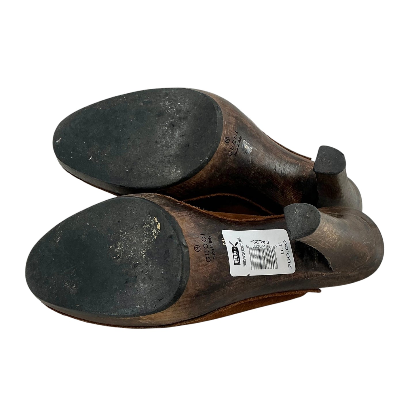 Gucci Horsebit Suede Platform Clog Mules
