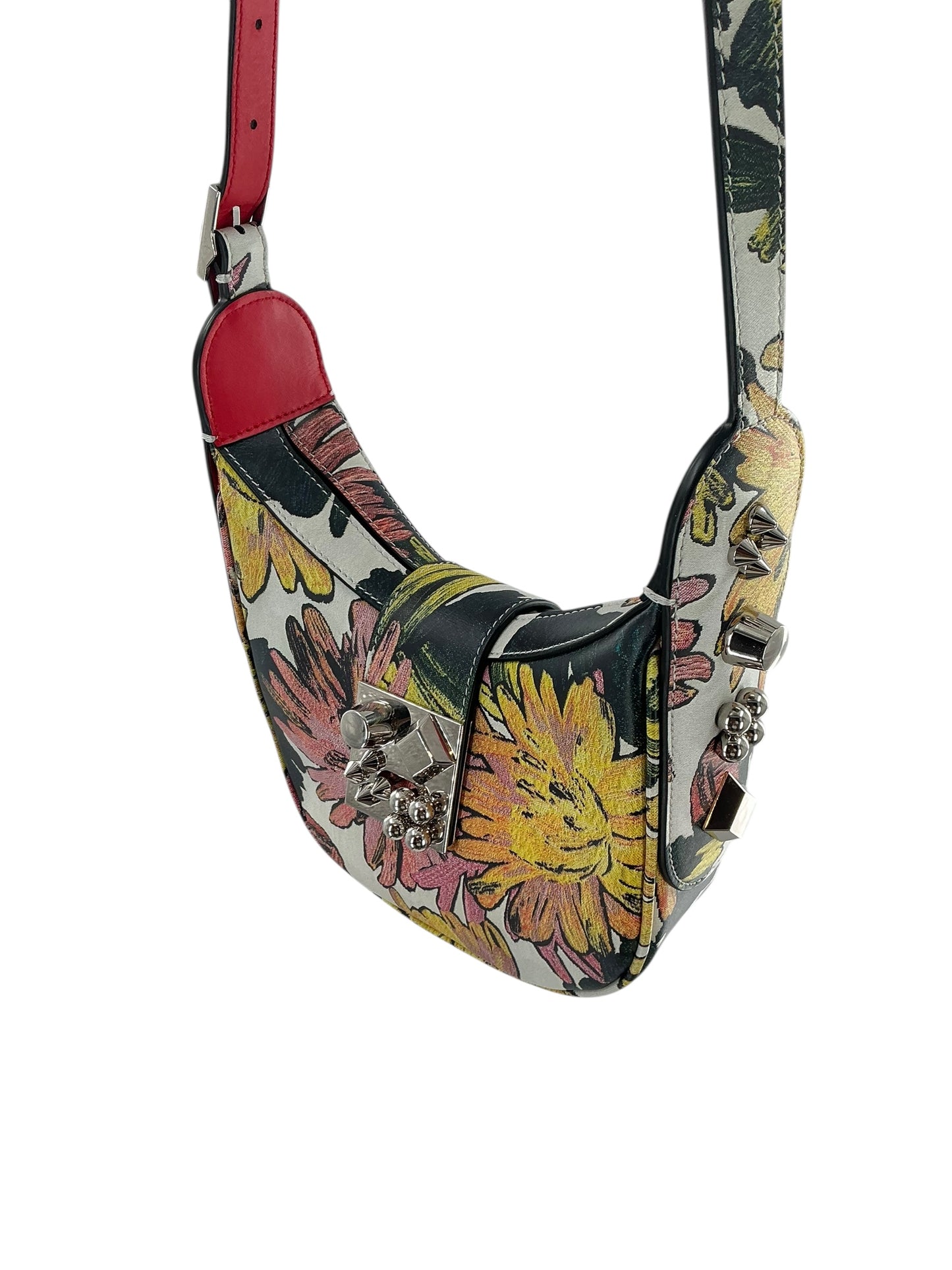 Christian Louboutin Carasky Mini Floral Shoulder Bag