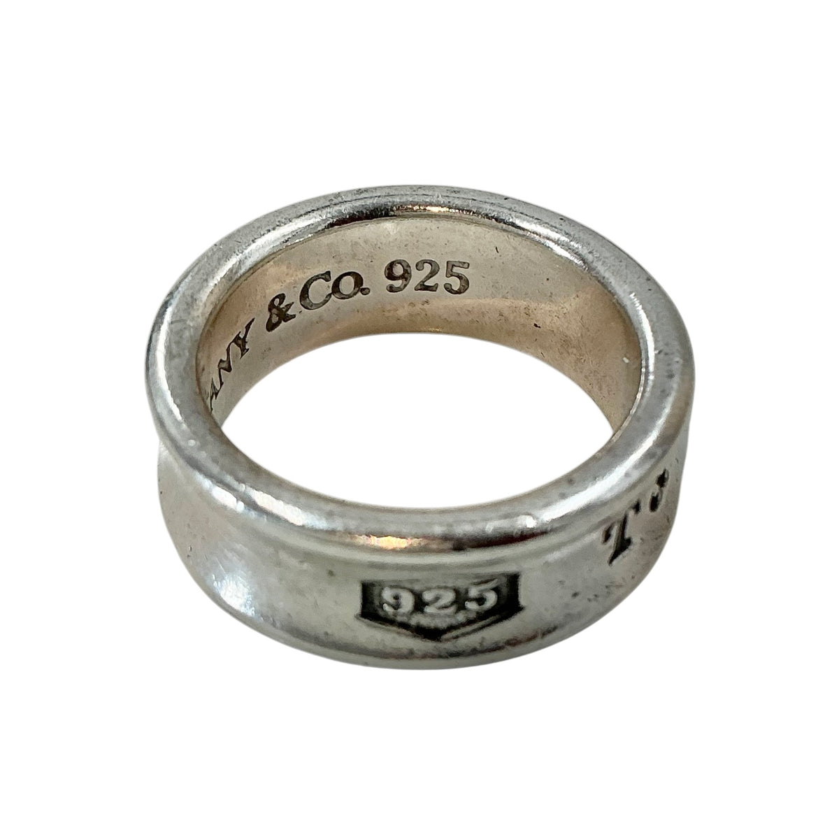 Tiffany & Co. Sterling Silver 1837 Classic Ring Band 925