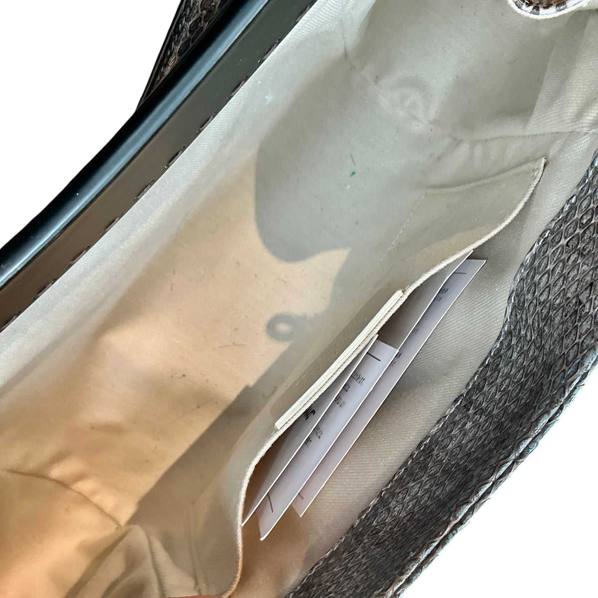 Salvatore Ferragamo Python Skin Gancini Hobo Bag