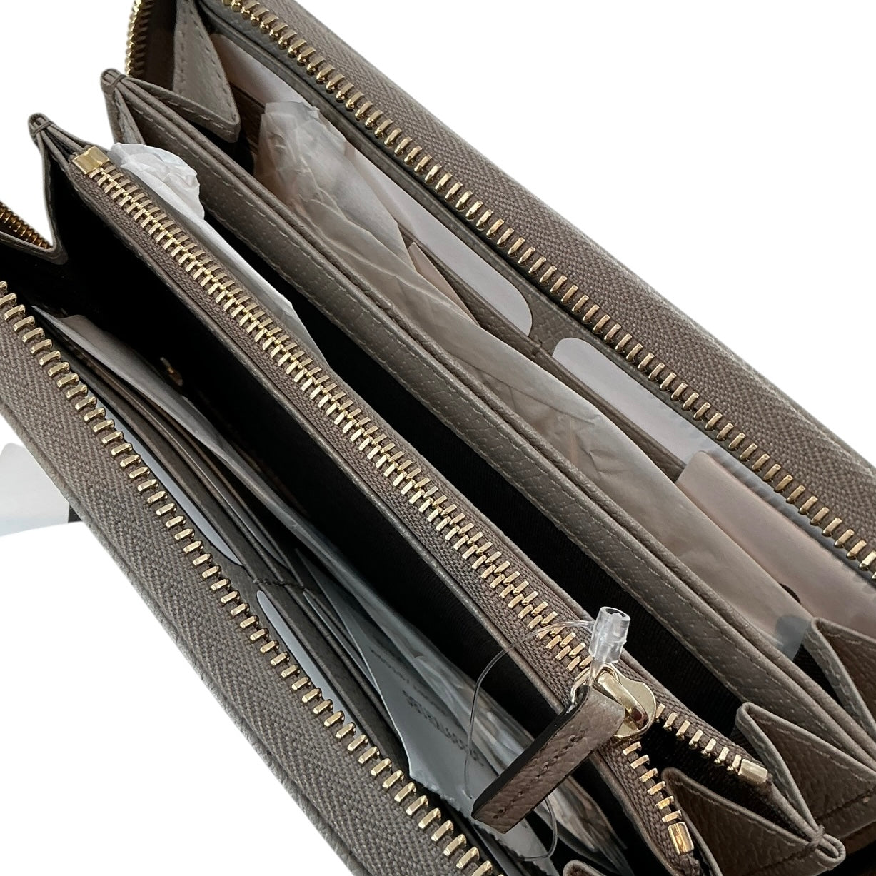 Gucci GG Canvas Zip Around Organizer Long Wallet