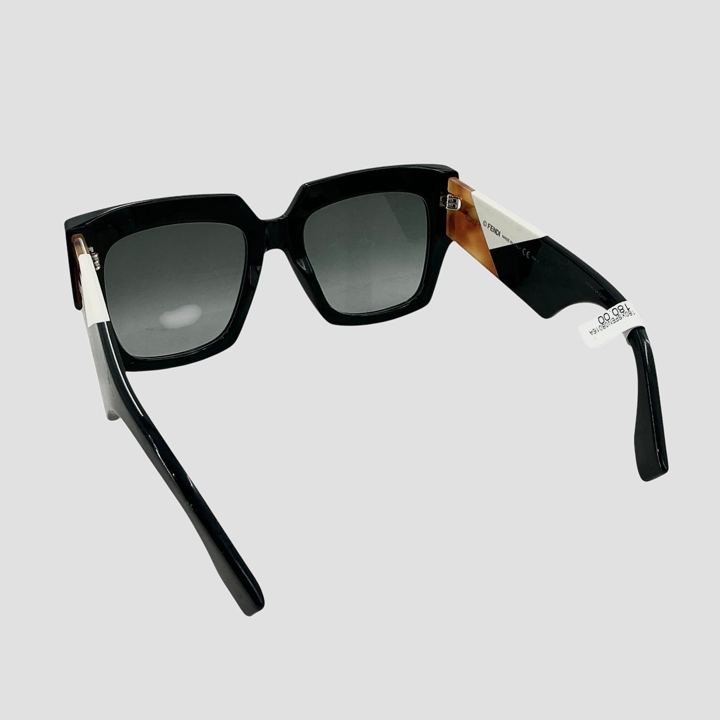 Fendi FF 0263/S Facets Bold Geometric Block Square Sunglasses