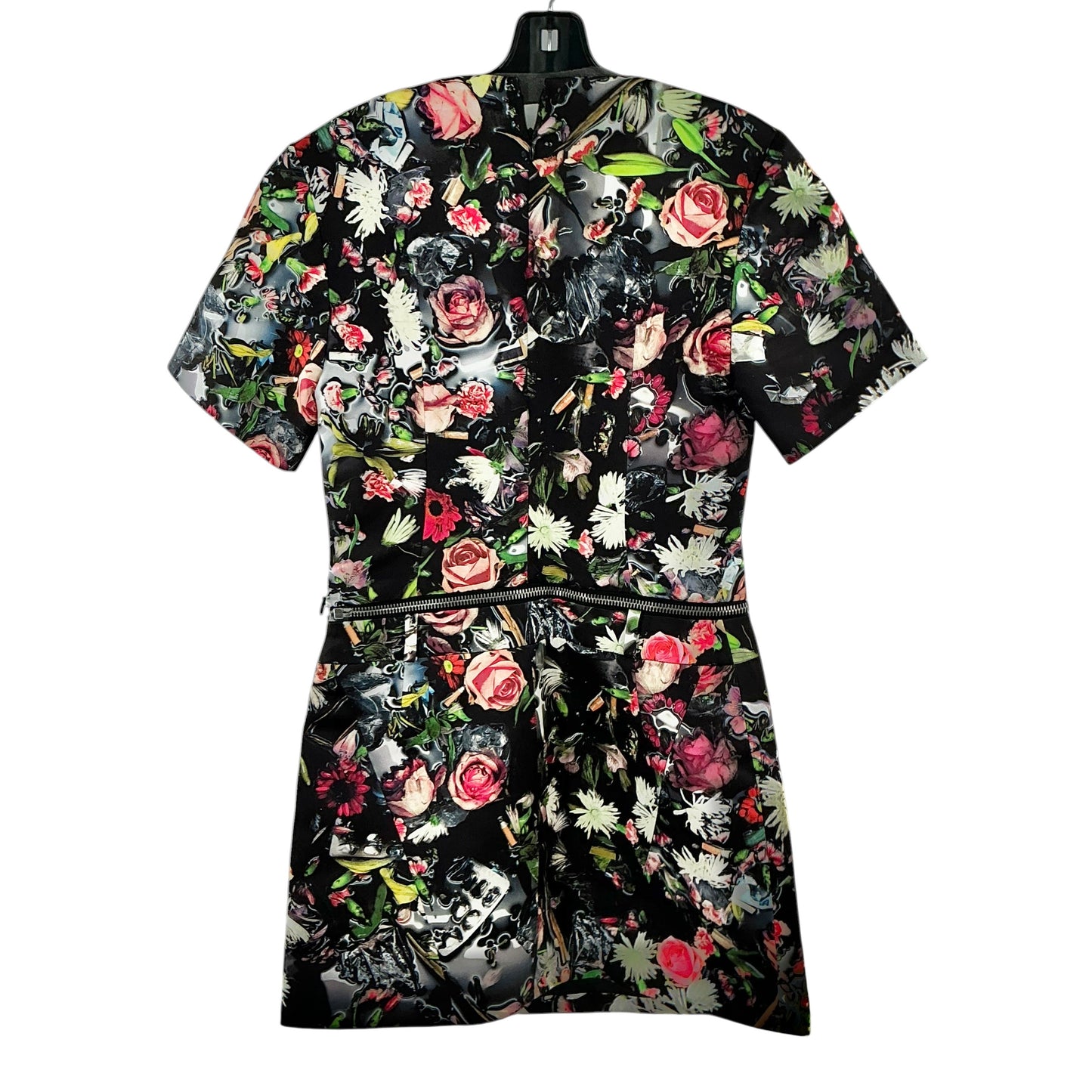 McQ Alexander McQueen Festival Floral Print Mini Dress