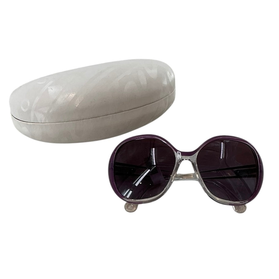 D&G Dolce & Gabbana DD8090 Oversized Purple & Clear Sunglasses