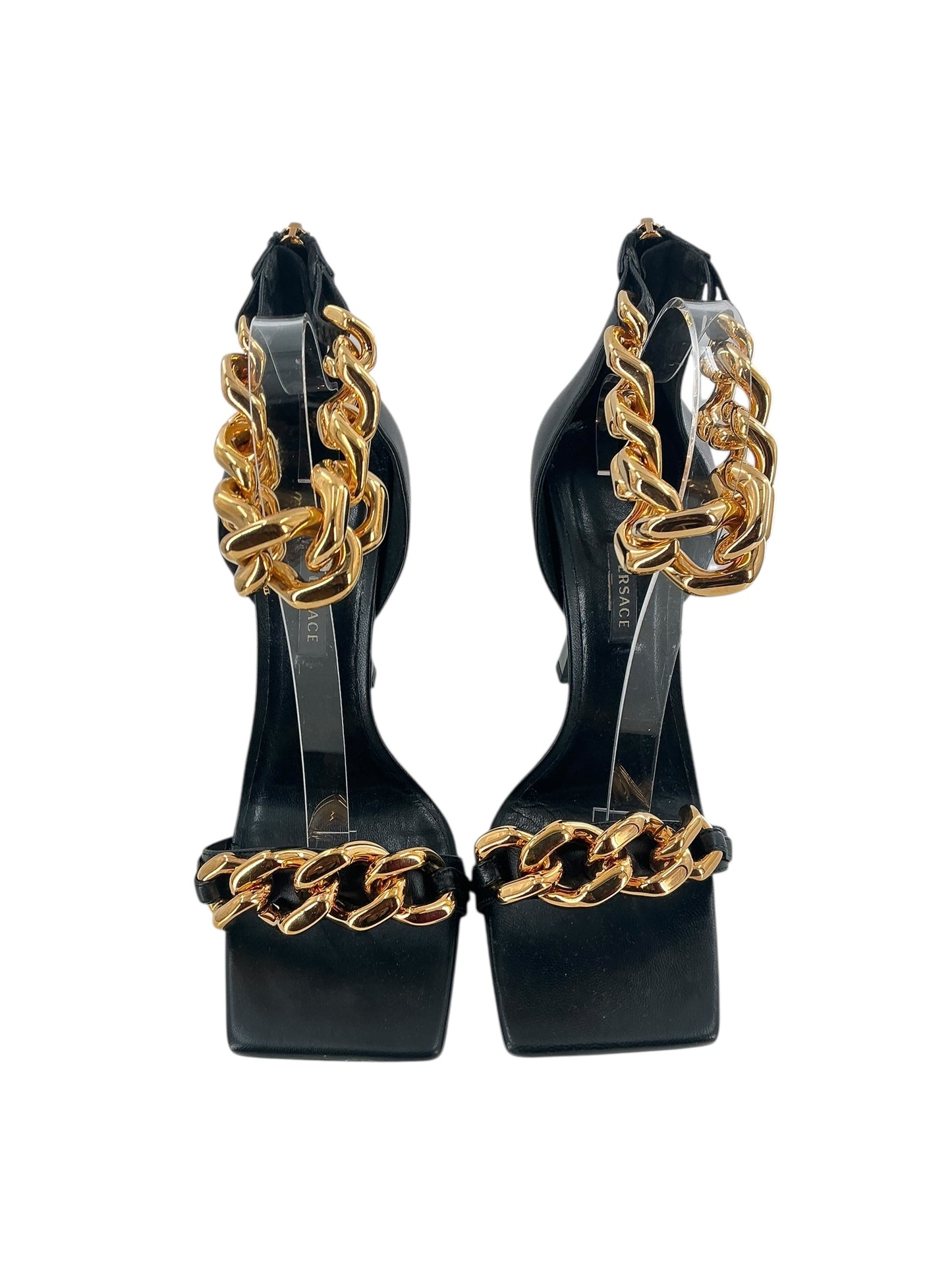 Versace Medusa Chain High Heel Sandals
