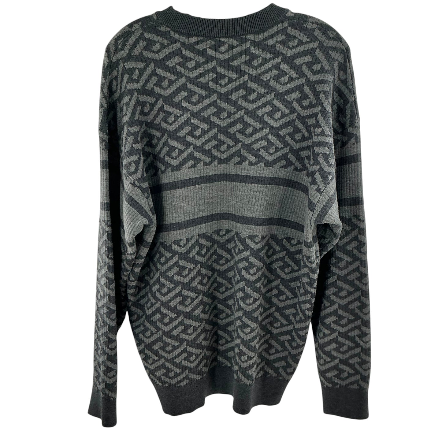 Versace La Greca Medusa Jacquard Wool Sweater
