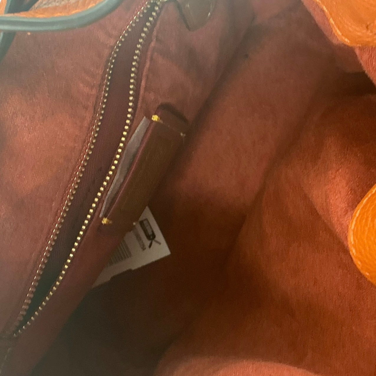 Coach Field Bucket Bag in Colorblock Leather with Coach Badge
