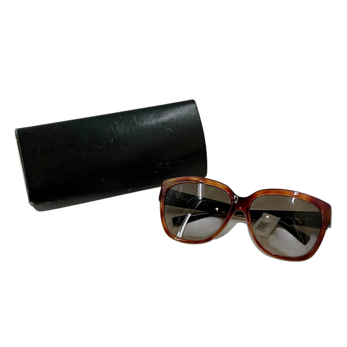 Fendi FS 5292 Tortoise & Gold Zucca Monogram Sunglasses