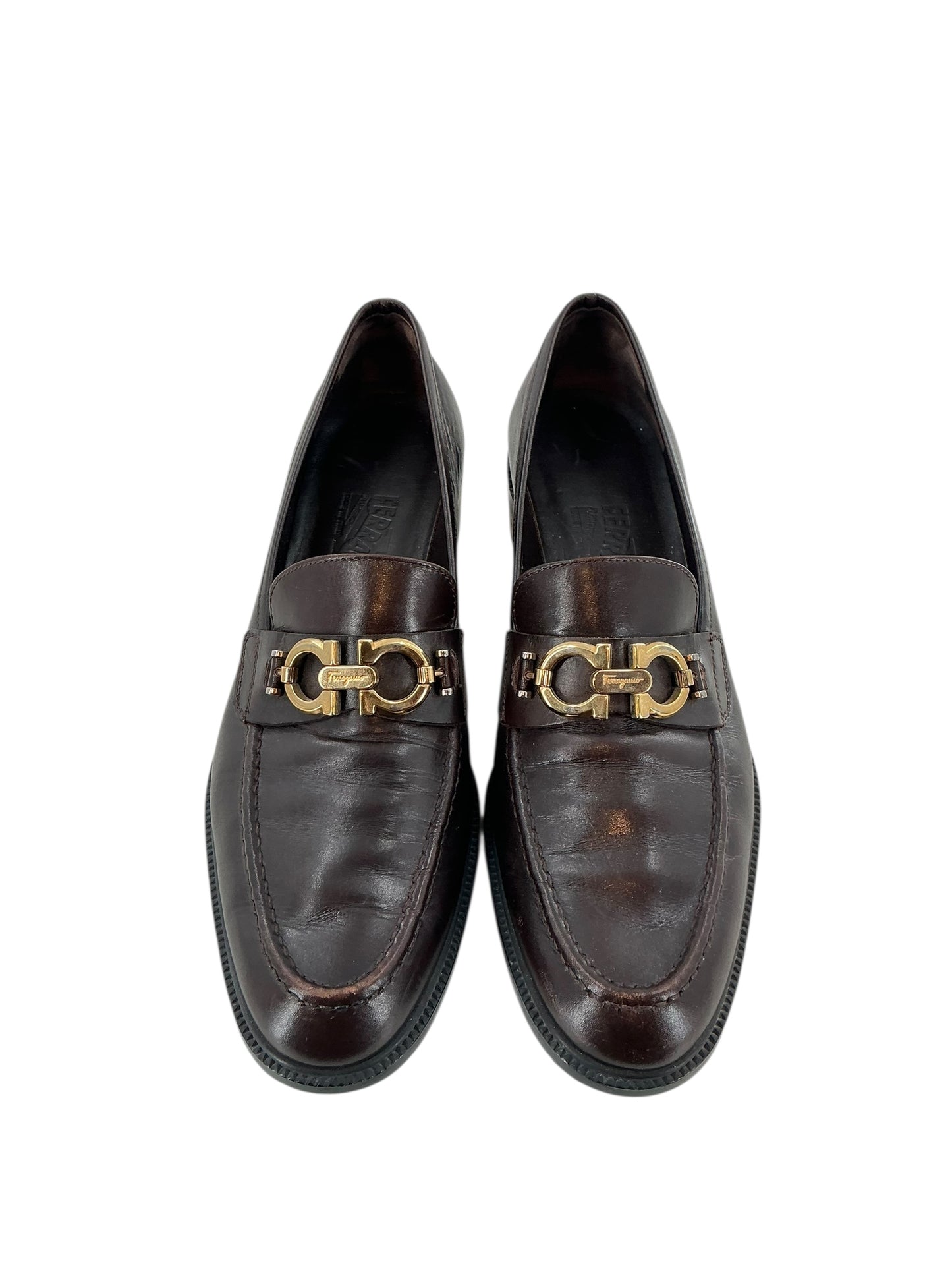 Salvatore Ferragamo Gancini Buckle Loafers