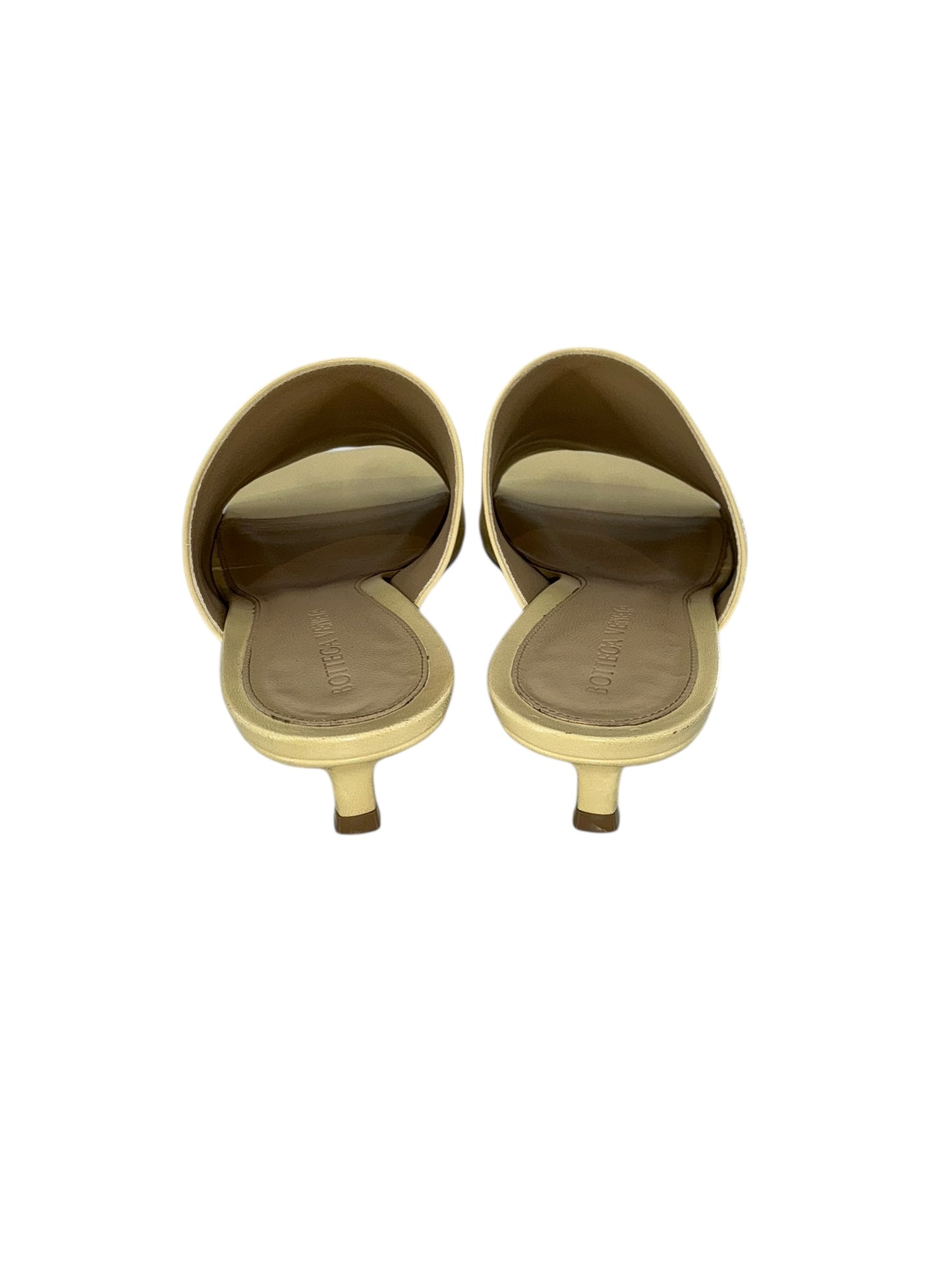 Bottega Veneta Leather Mules/ Kitten Heels
