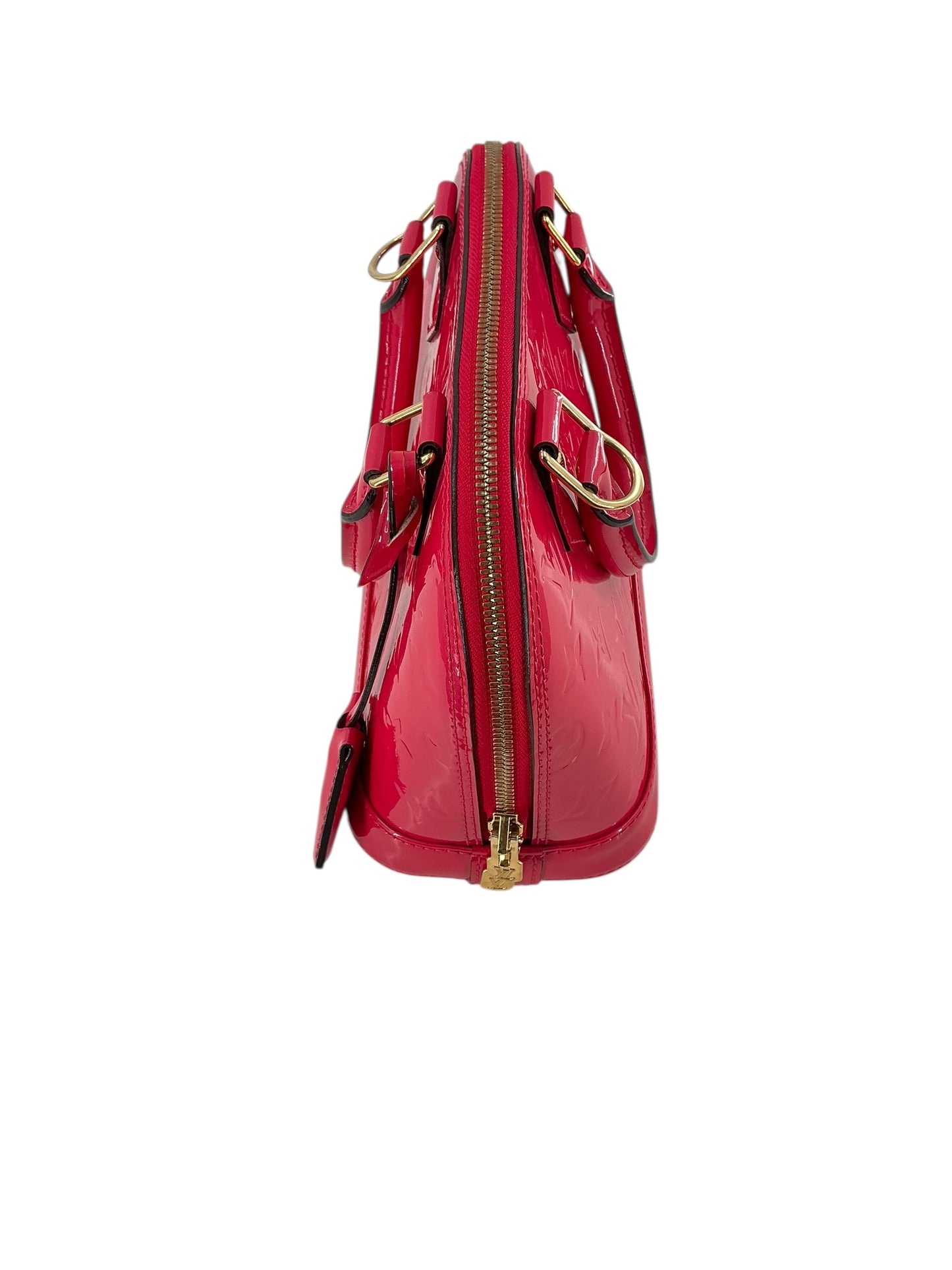 Louis Vuitton Vernis Alma BB Pomme D'Amour Bag