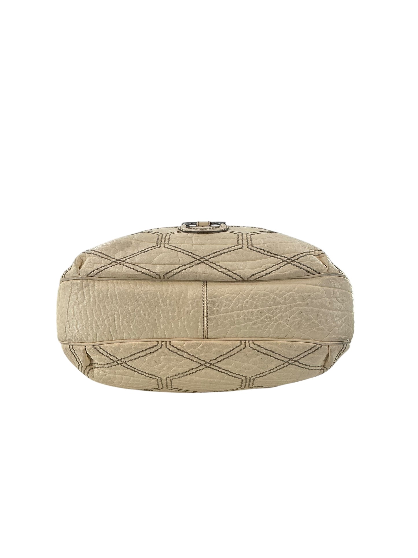 Ferragamo Gancini Leather Stitch Shoulder Bag