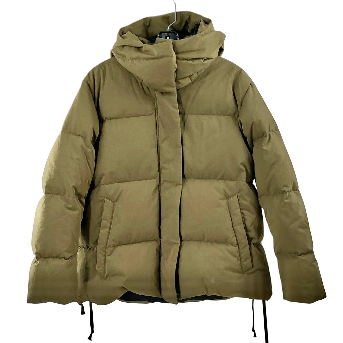 rag & bone Olive Green Down Puffer Jacket Coat Hooded