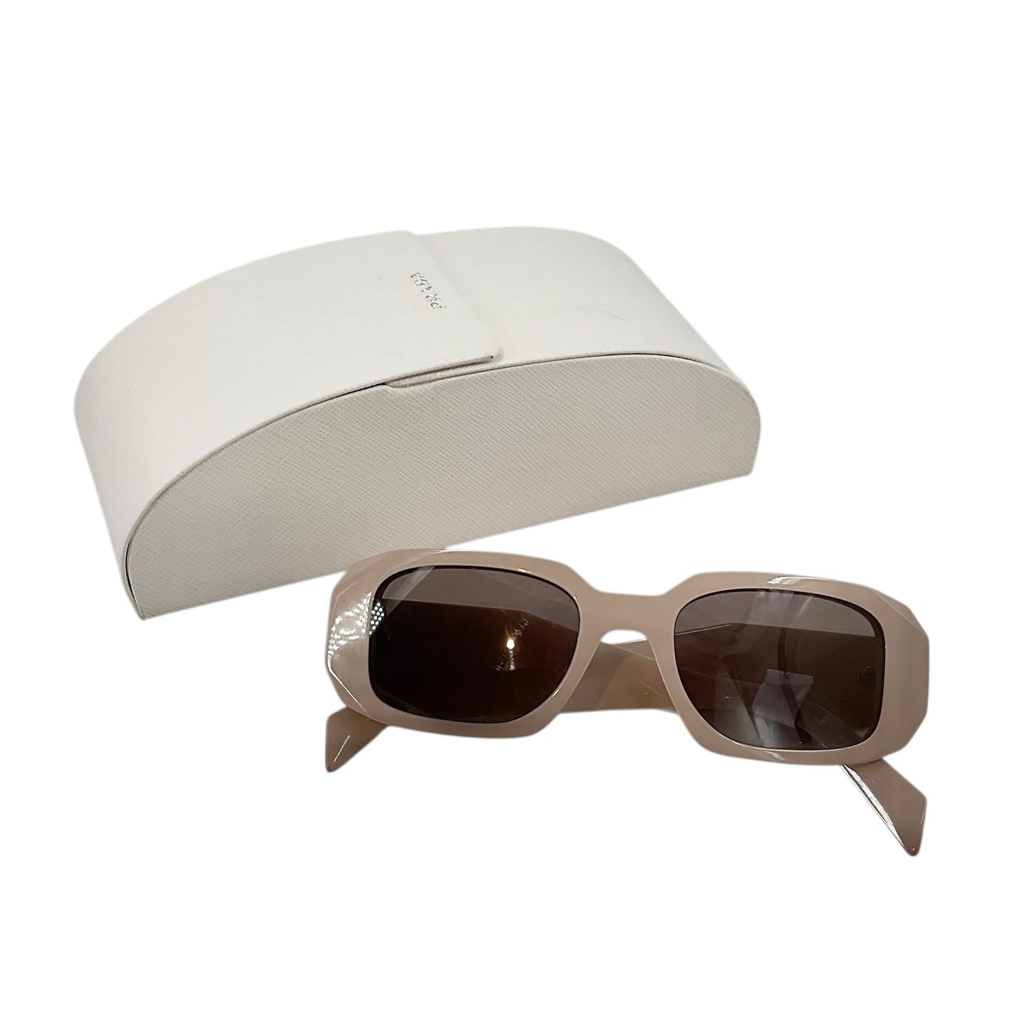 Prada PR 17WS Symbole Geometric Rectangle Sunglasses