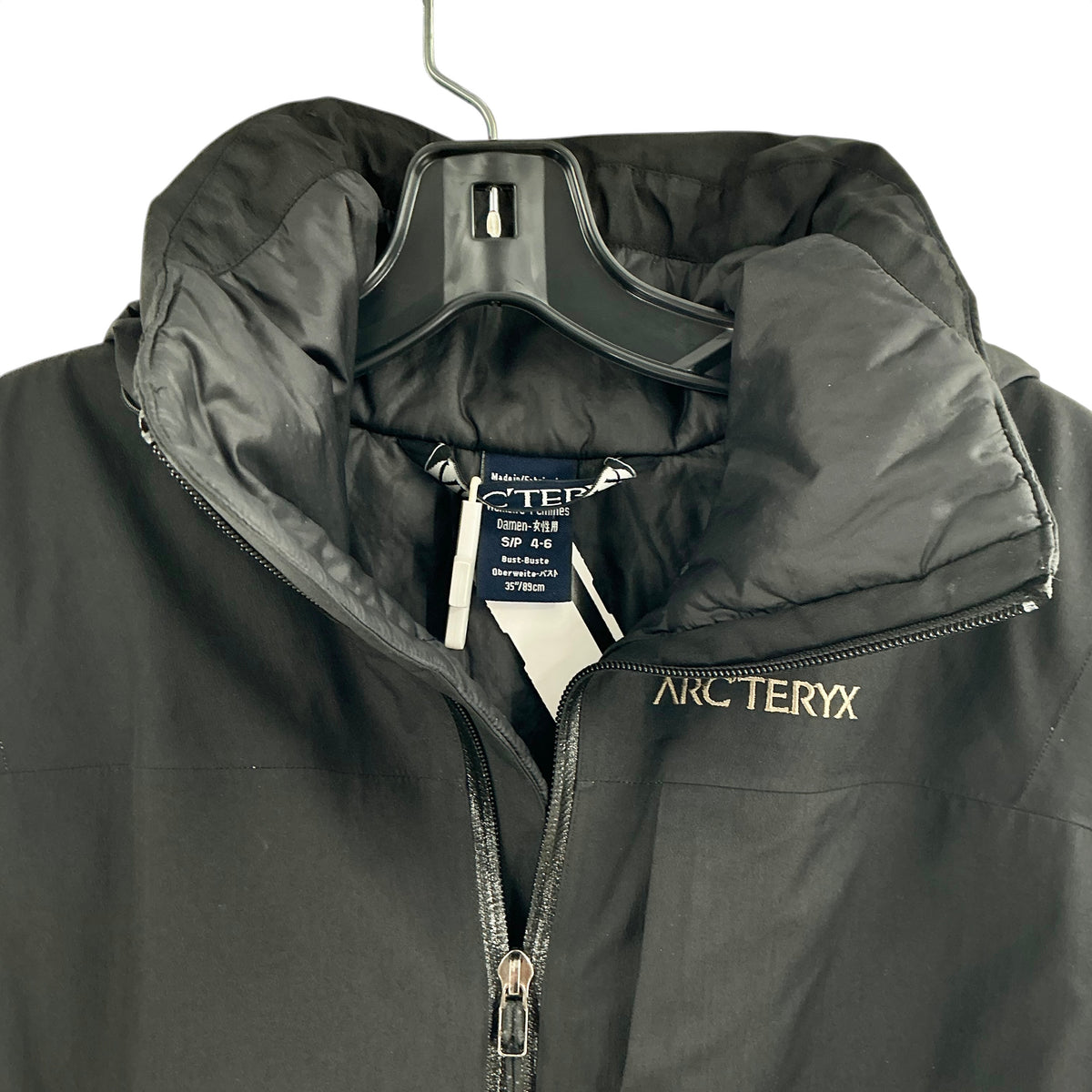 Arc'teryx Women's Black Hooded Shell Jacket