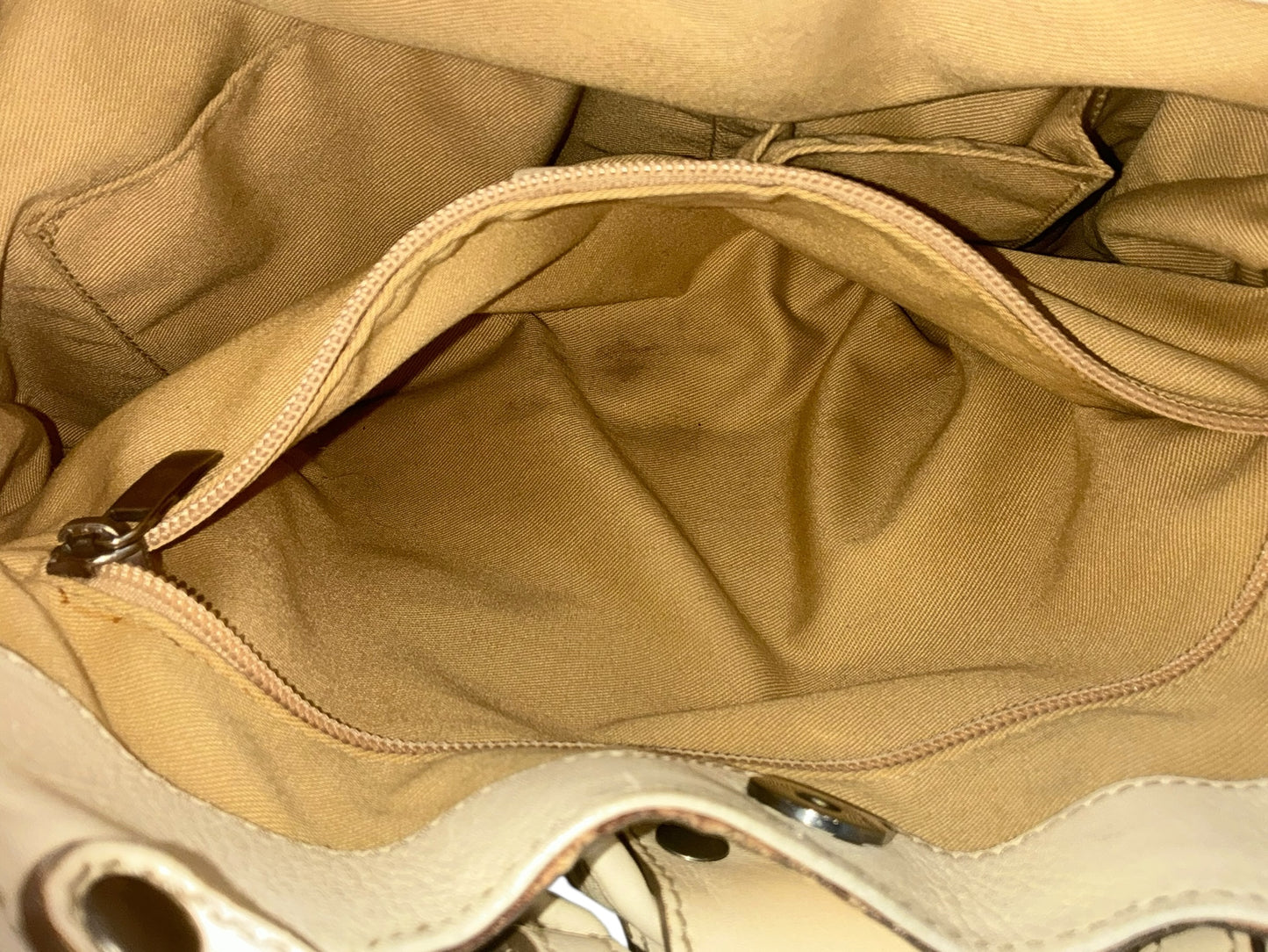 Ferragamo Gancini Leather Stitch Shoulder Bag