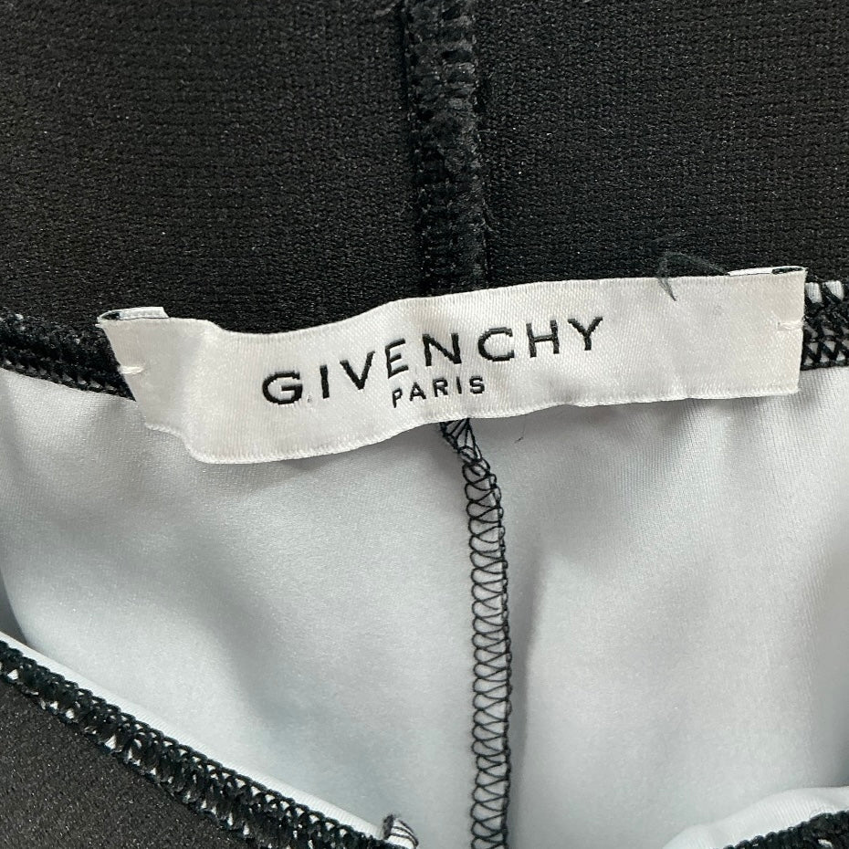 Givenchy Black & Red Logo Sport Leggings