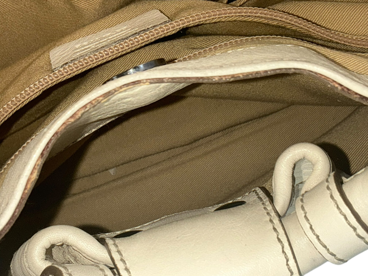 Ferragamo Gancini Leather Stitch Shoulder Bag