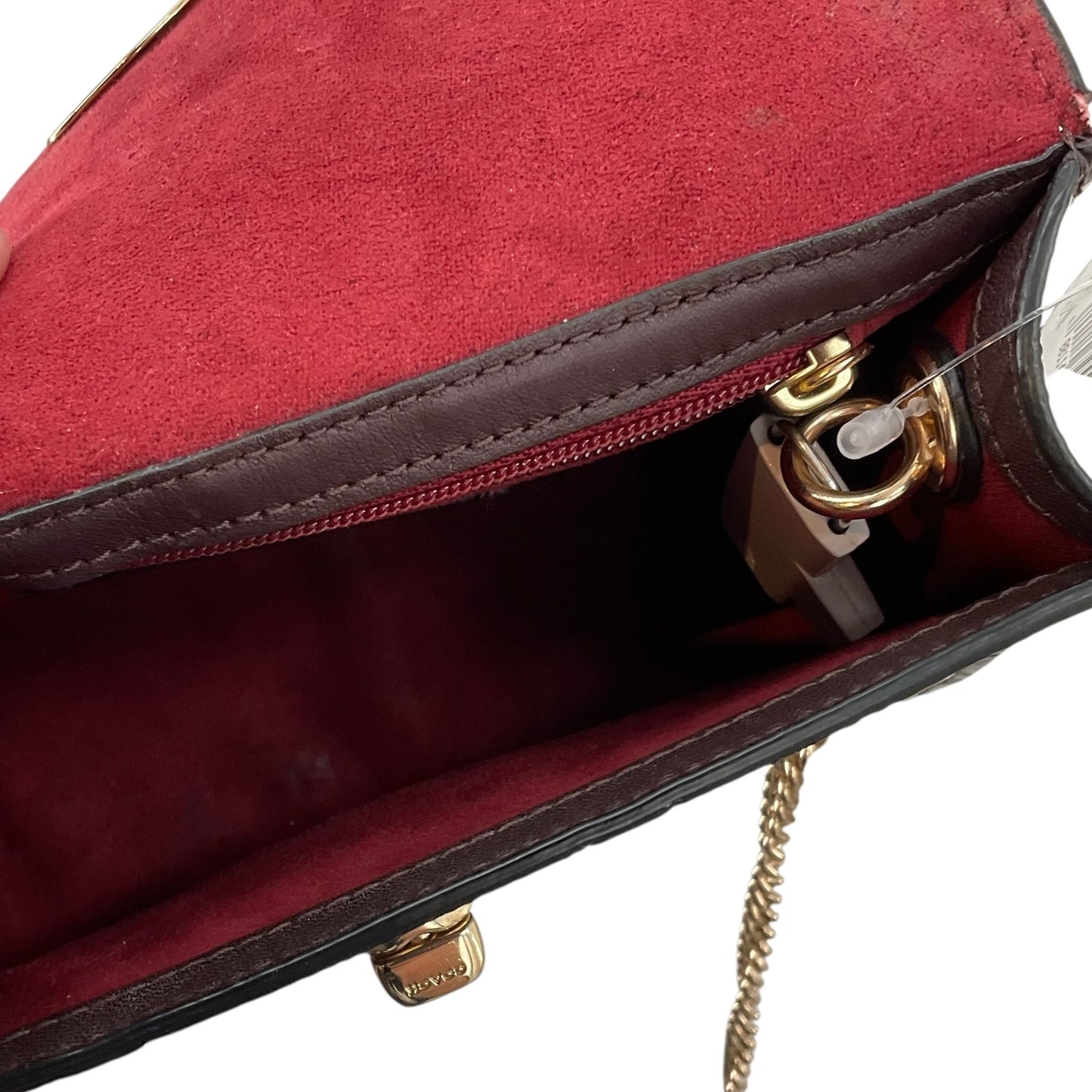 Coach Bowery Crossbody Bag in Signature Debossed Patent Leather