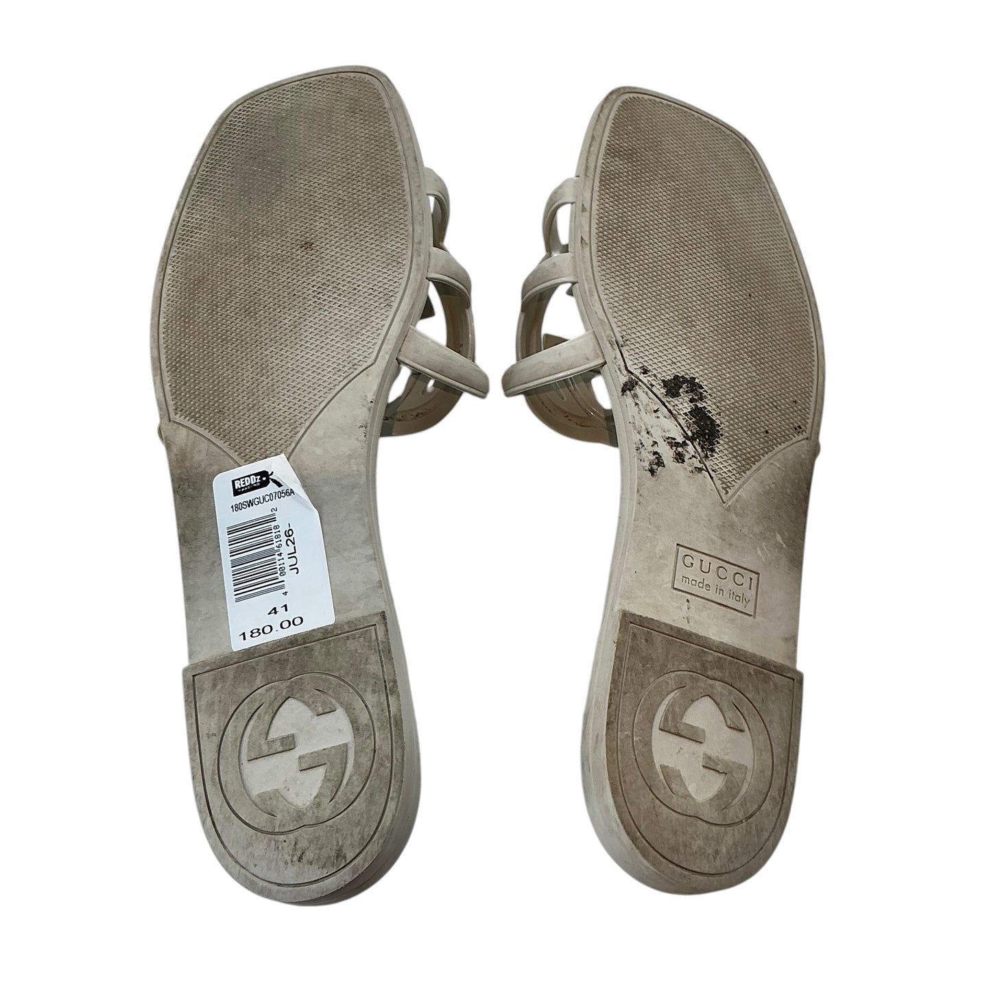 Gucci Interlocking G Rubber Slide Sandal