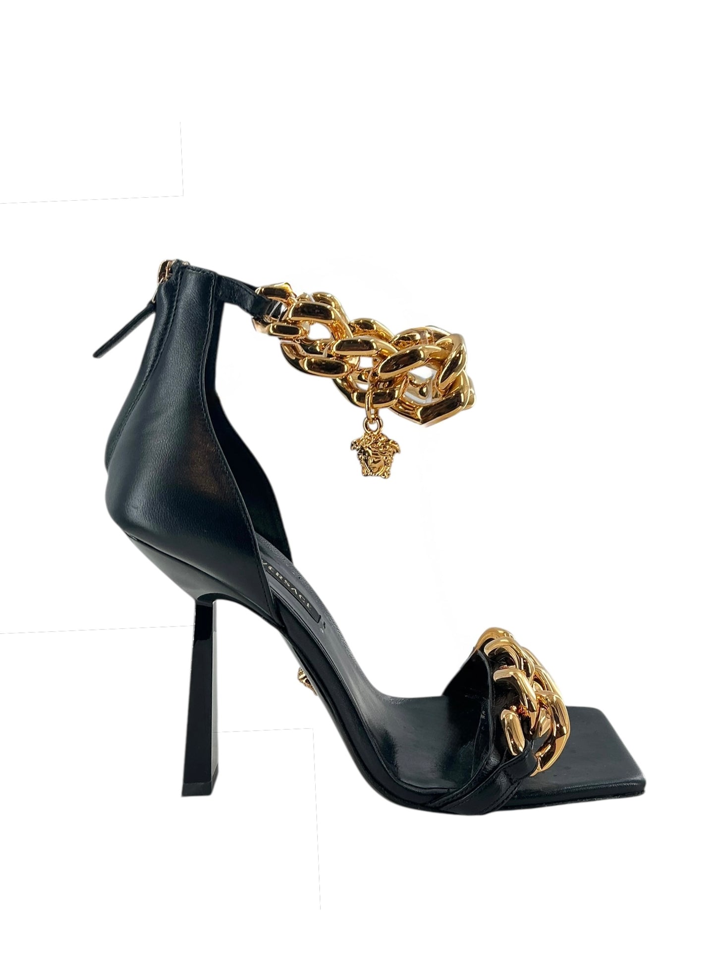 Versace Medusa Chain High Heel Sandals