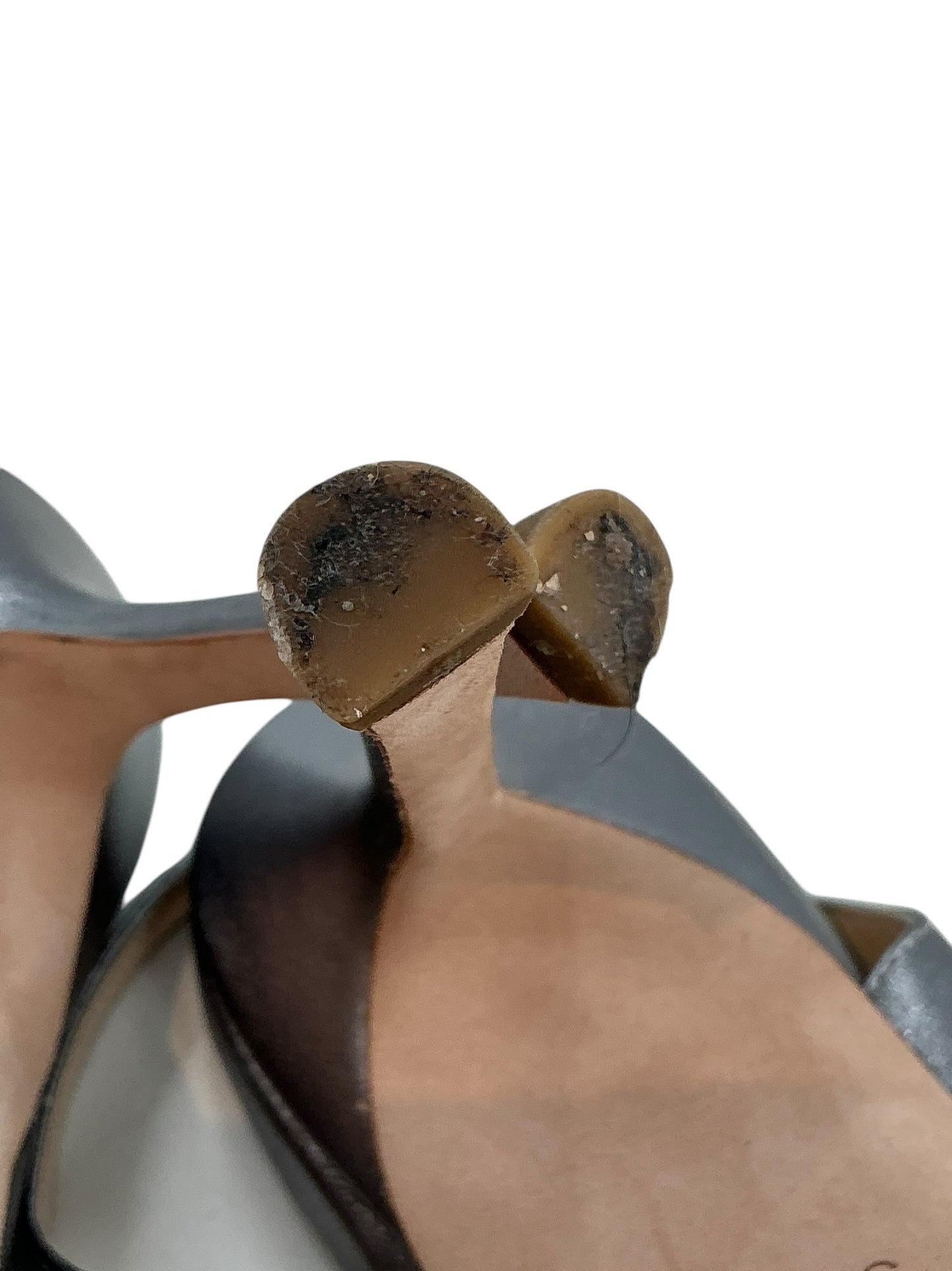 Jimmy Choo Metallic Strappy Slingback Sandals