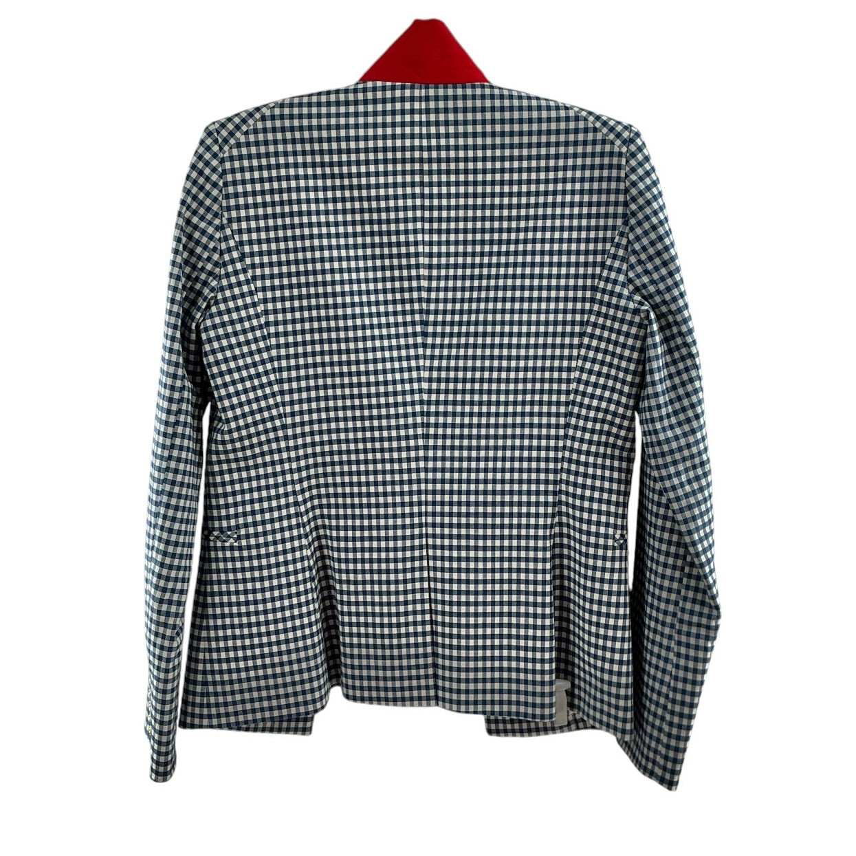 Veronica Beard Cottage Gingham Dickey Blazer
