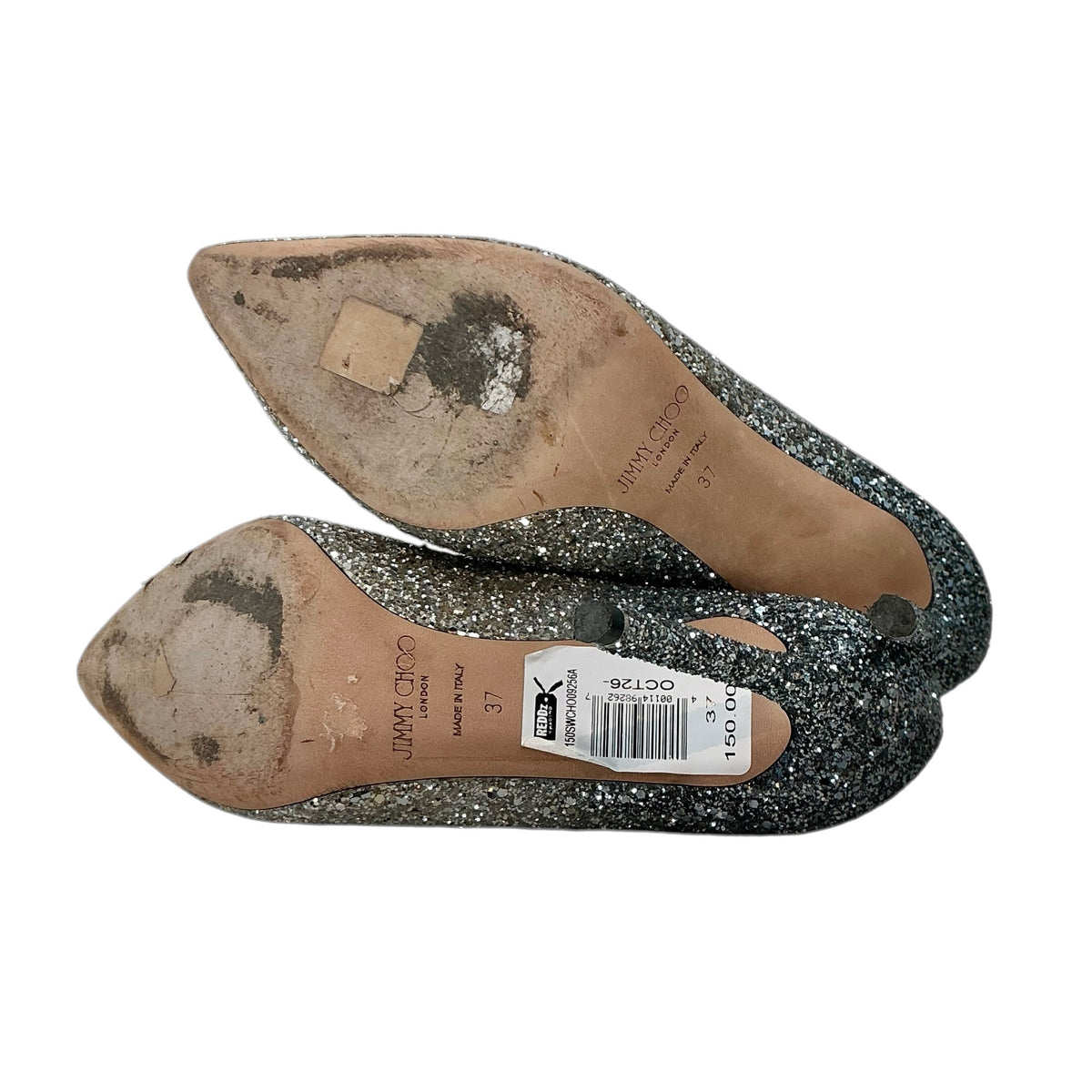Jimmy Choo Romy Ombre Glitter Pointed-Toe Pumps