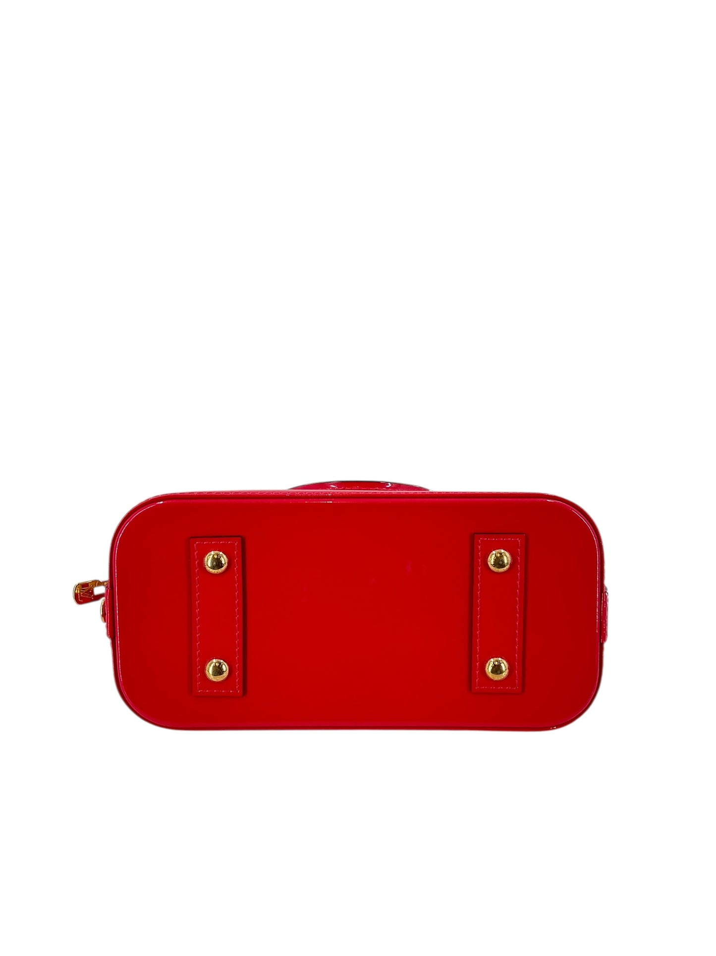 Louis Vuitton Vernis Alma BB Pomme D'Amour Bag