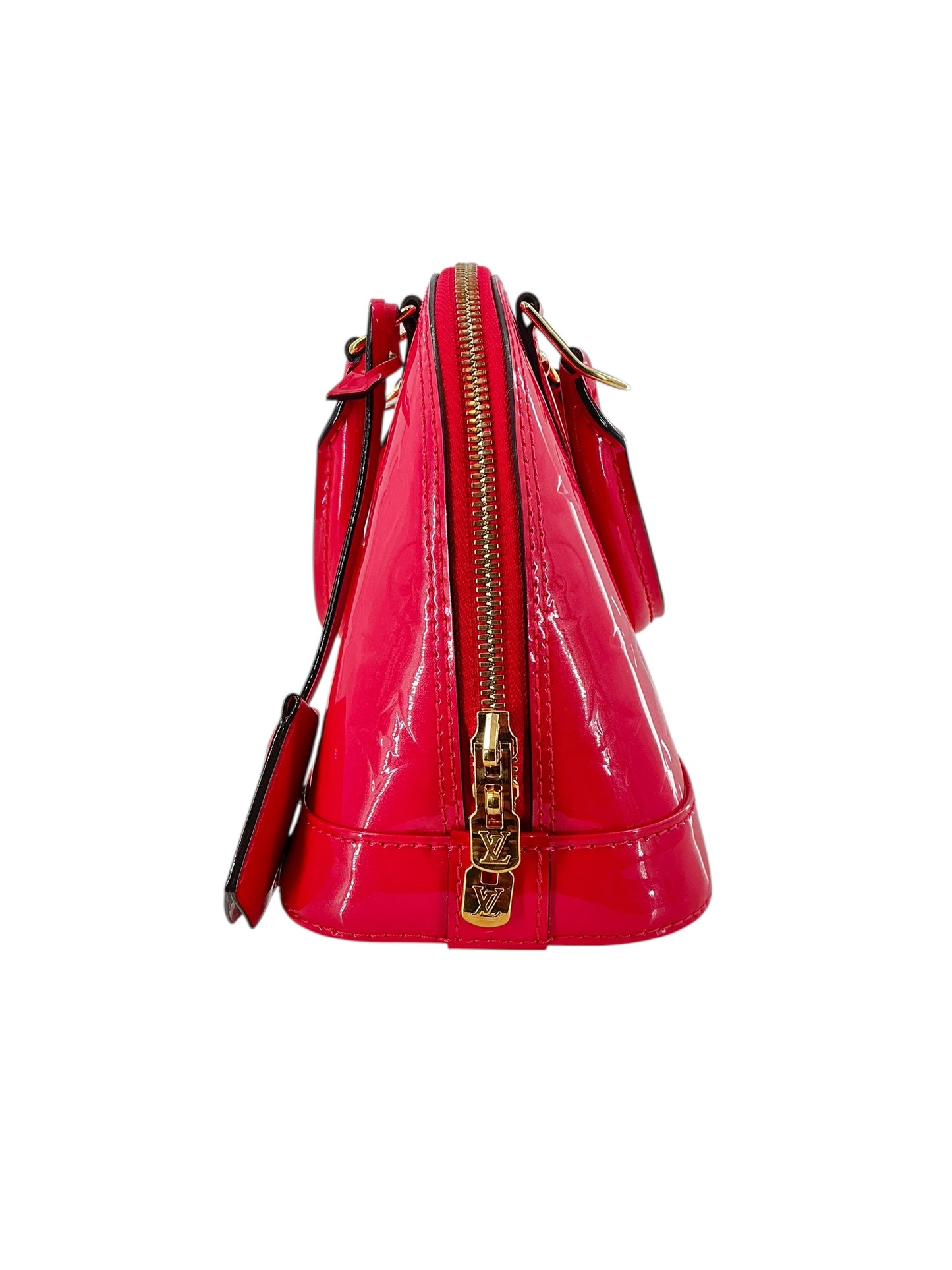 Louis Vuitton Vernis Alma BB Pomme D'Amour Bag