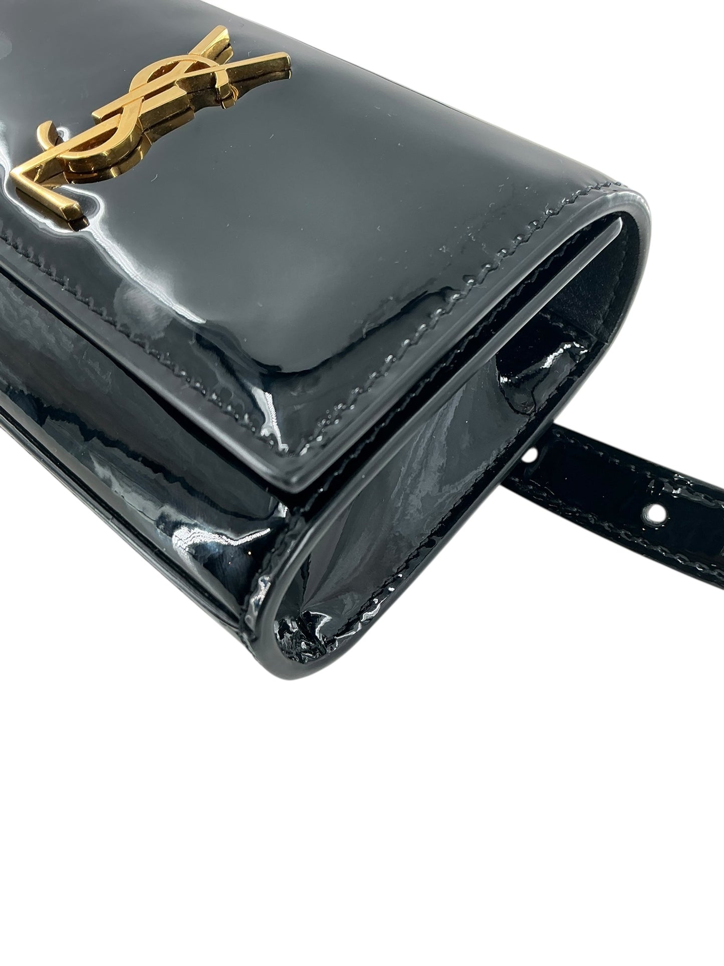 YSL Monogram Patent Kate Belt Bag