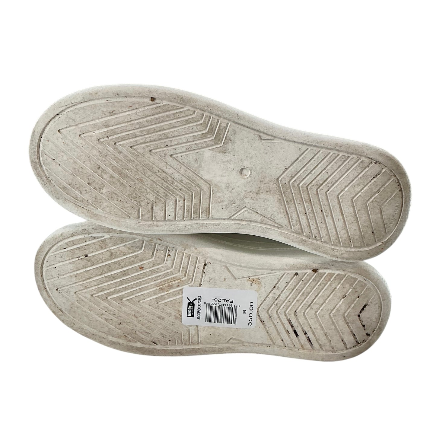 Christian Dior Star White Calfskin & Suede Low-Top Platform Sneakers