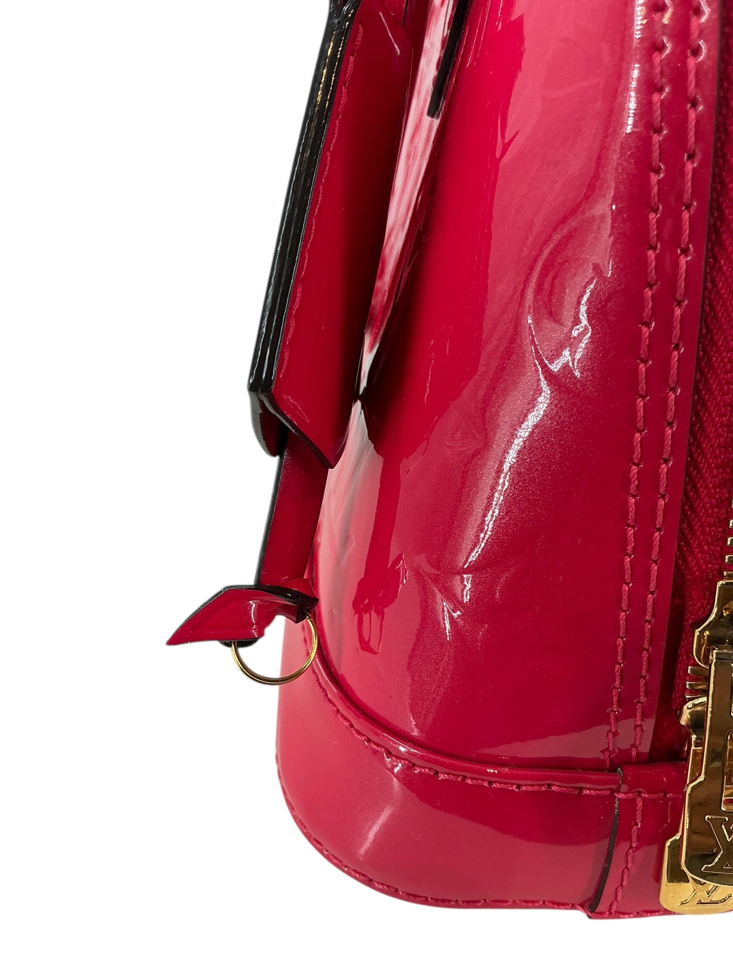 Louis Vuitton Vernis Alma BB Pomme D'Amour Bag