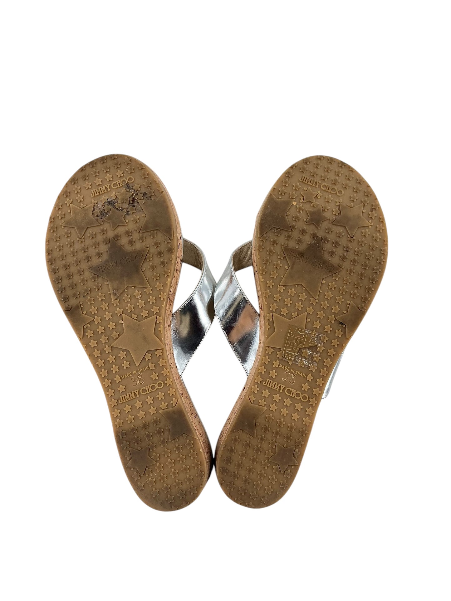 Jimmy Choo Panna Cork Wedge Sandals
