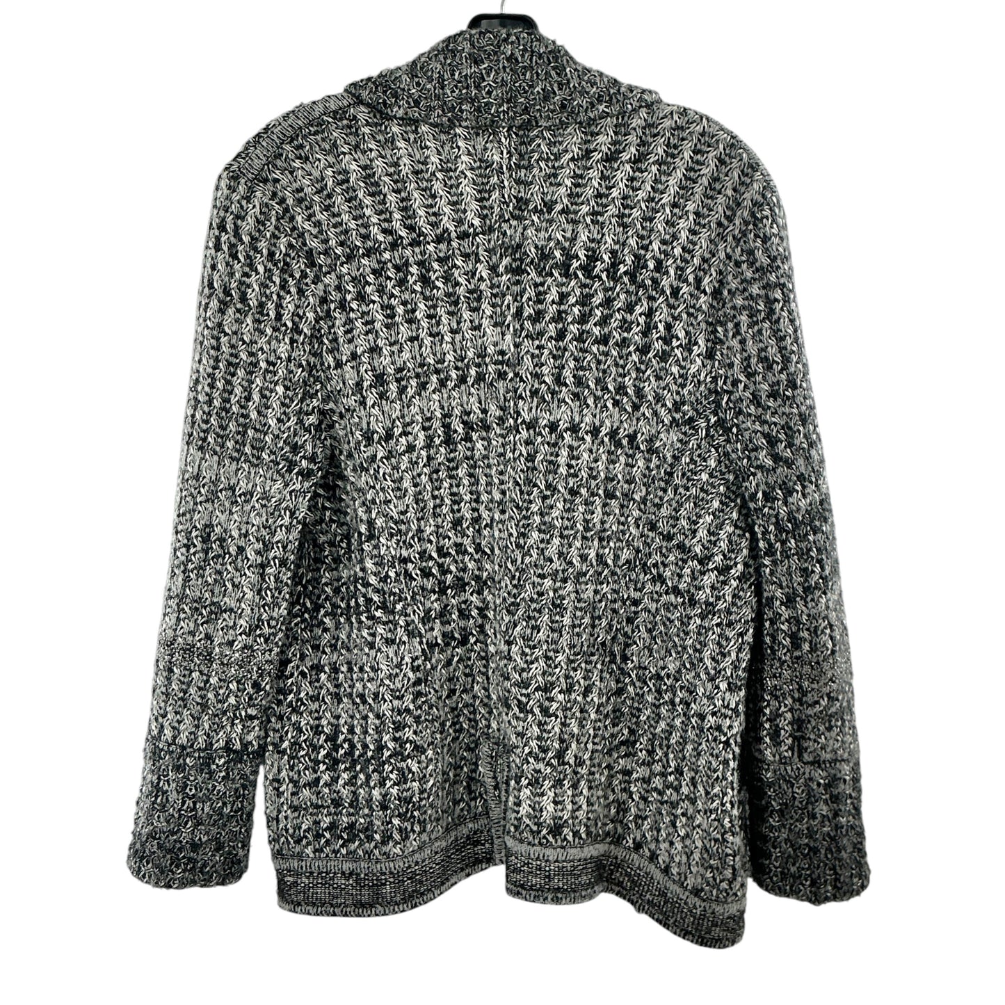 Chanel Black & White Marled Textured Knit Cardigan Sweater Jacket