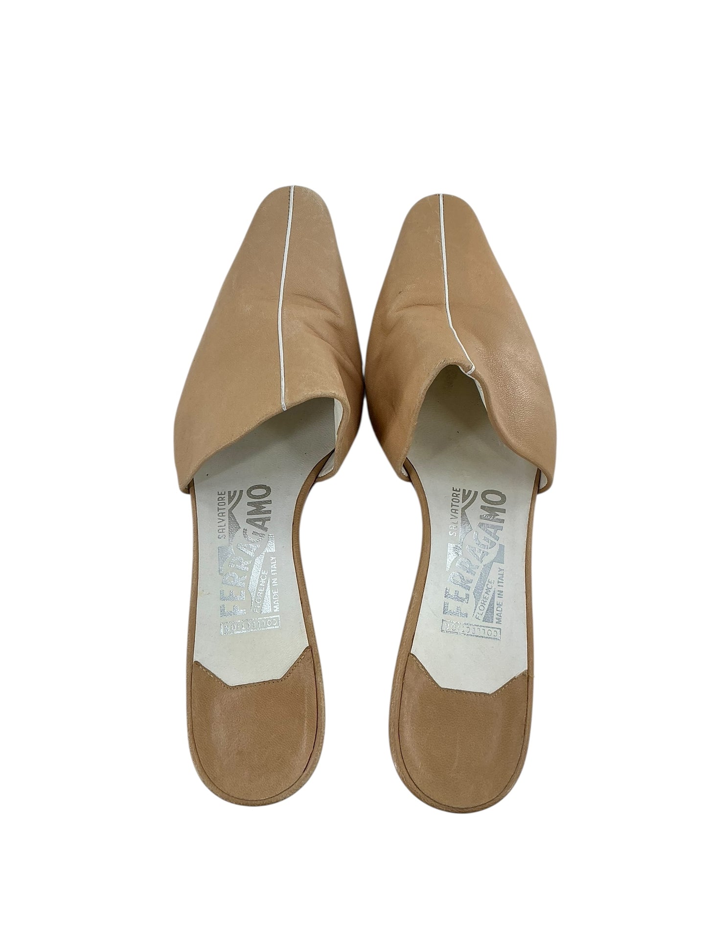 Salvatore Ferragamo Leather Mules