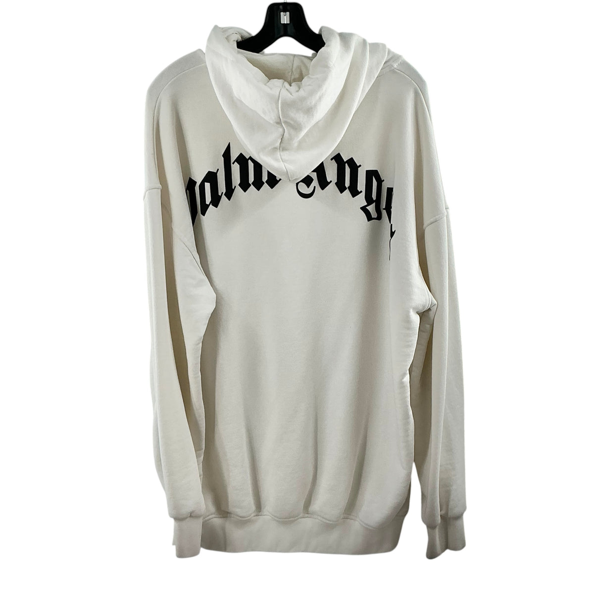 Palm Angels Classic Gothic Logo Hoodie - Off-White